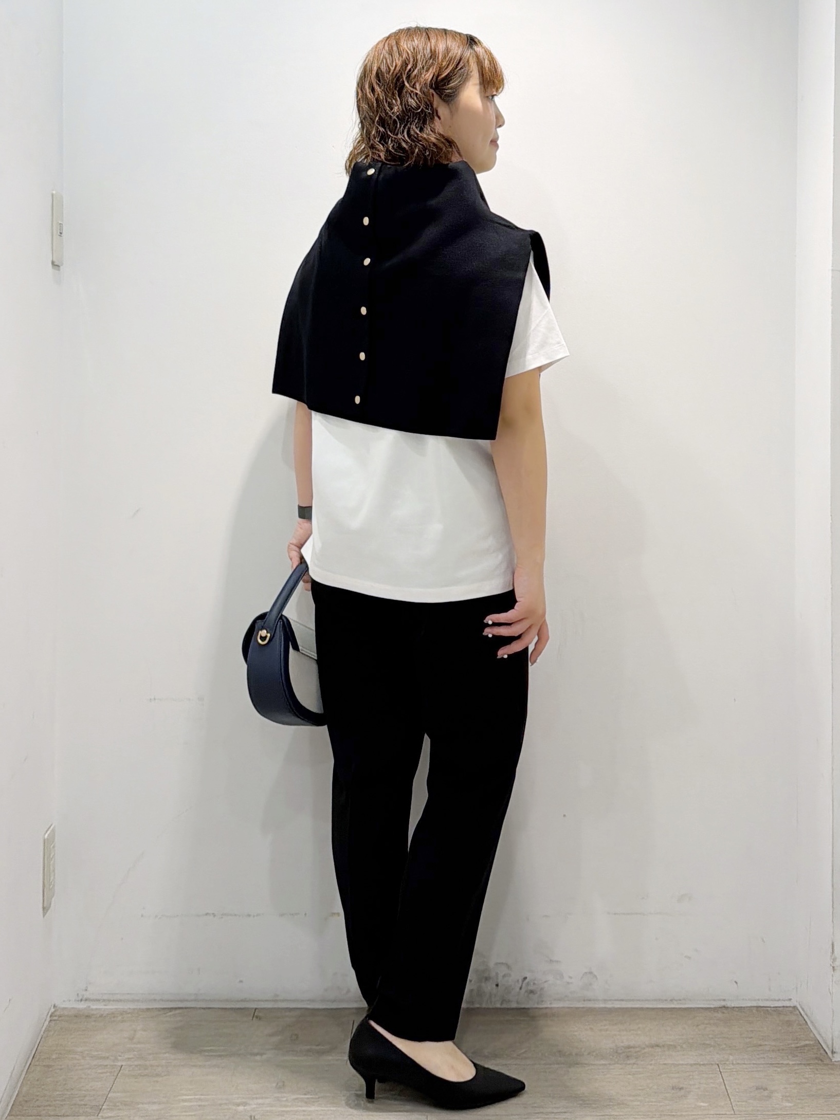 sumicaさんの「OPAQUE.CLIP｜ロゴプリント＆刺繍Tシャツ【洗濯機OK】」を使ったコーディネート