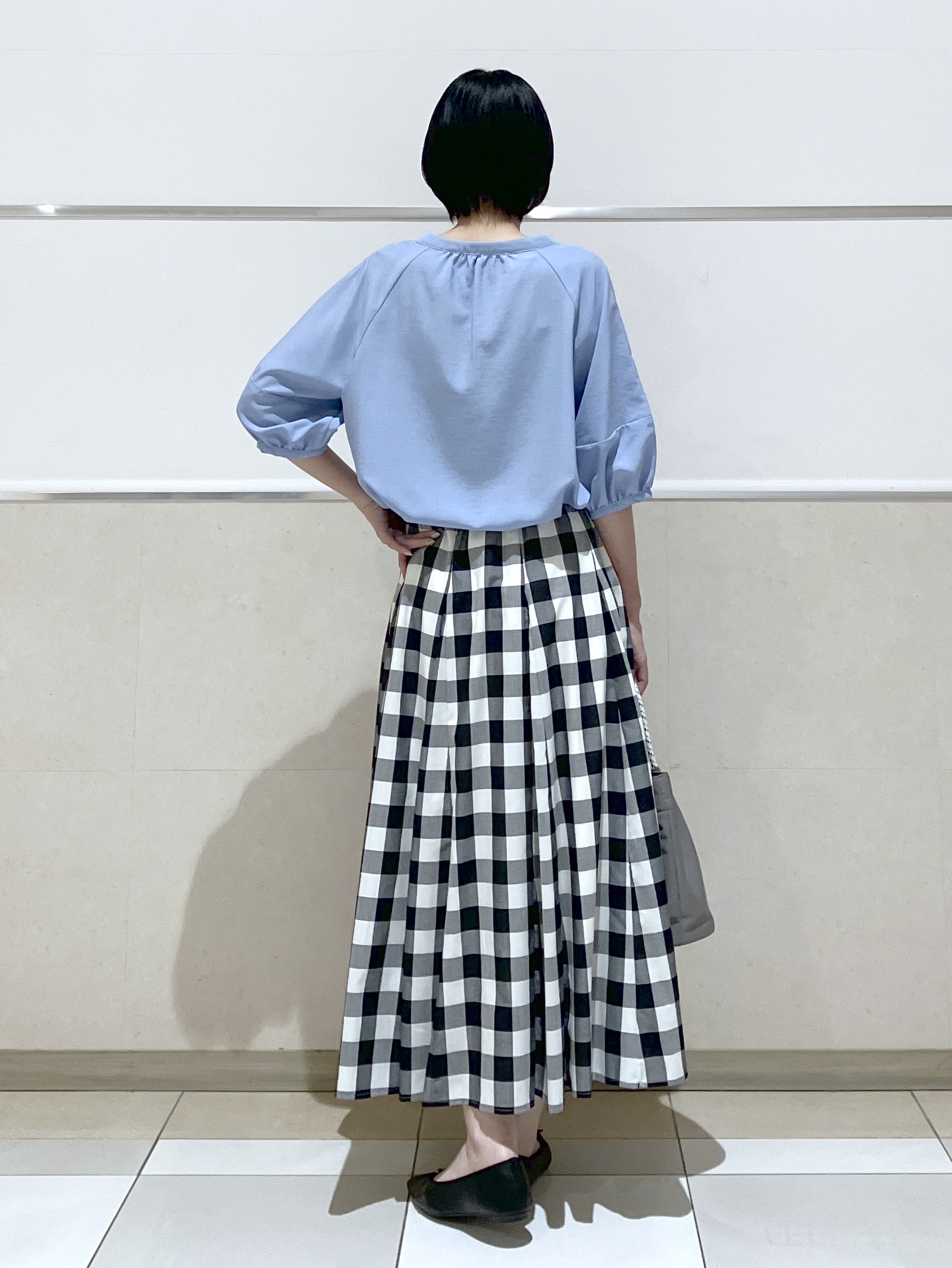 eriko さんの「Dessin｜【洗える】スキッパーライトブラウス」を使ったコーディネート