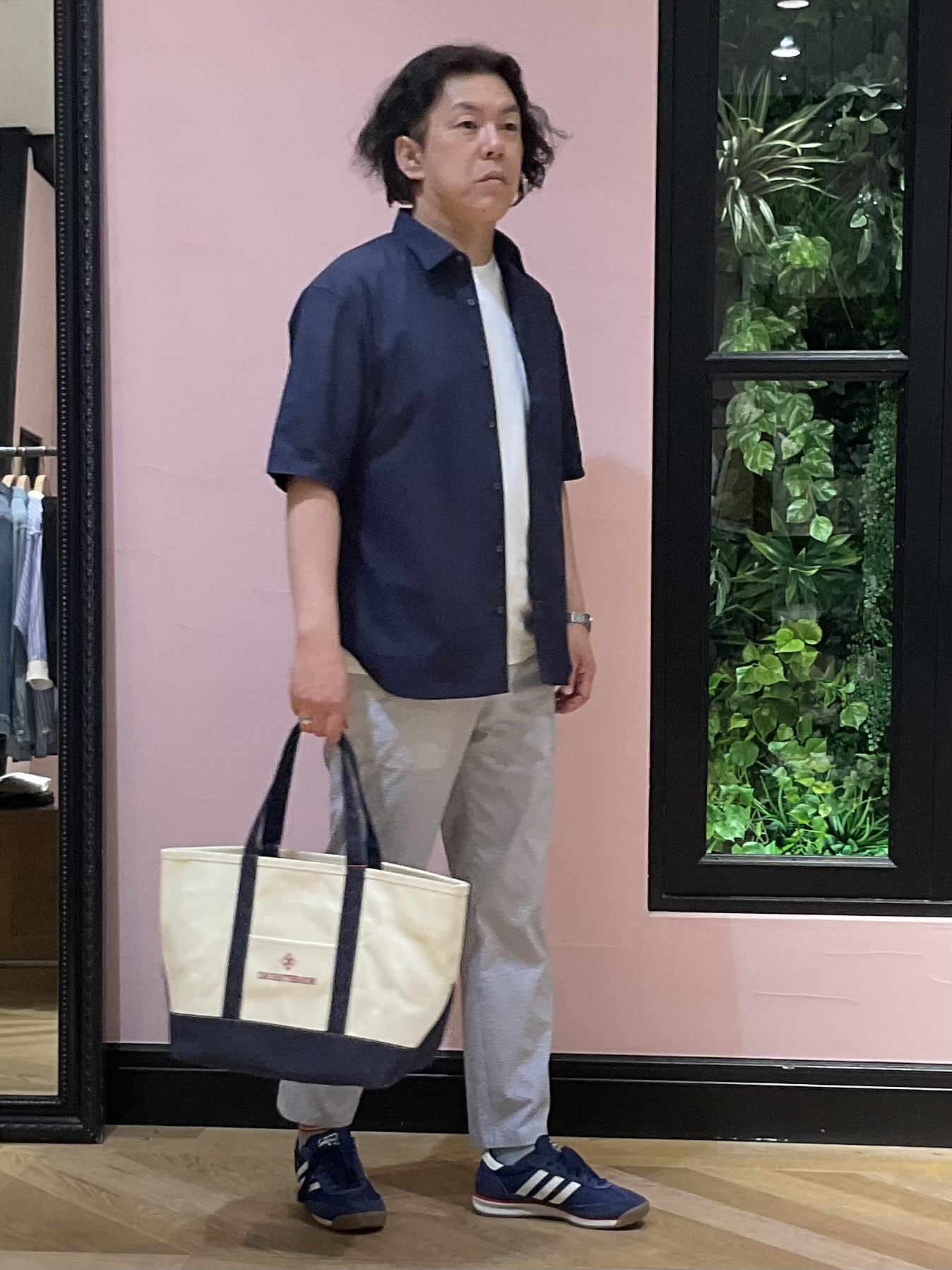 Nagaseさんの「DRESSTERIOR｜スペイン シドグラスシャツ」を使ったコーディネート