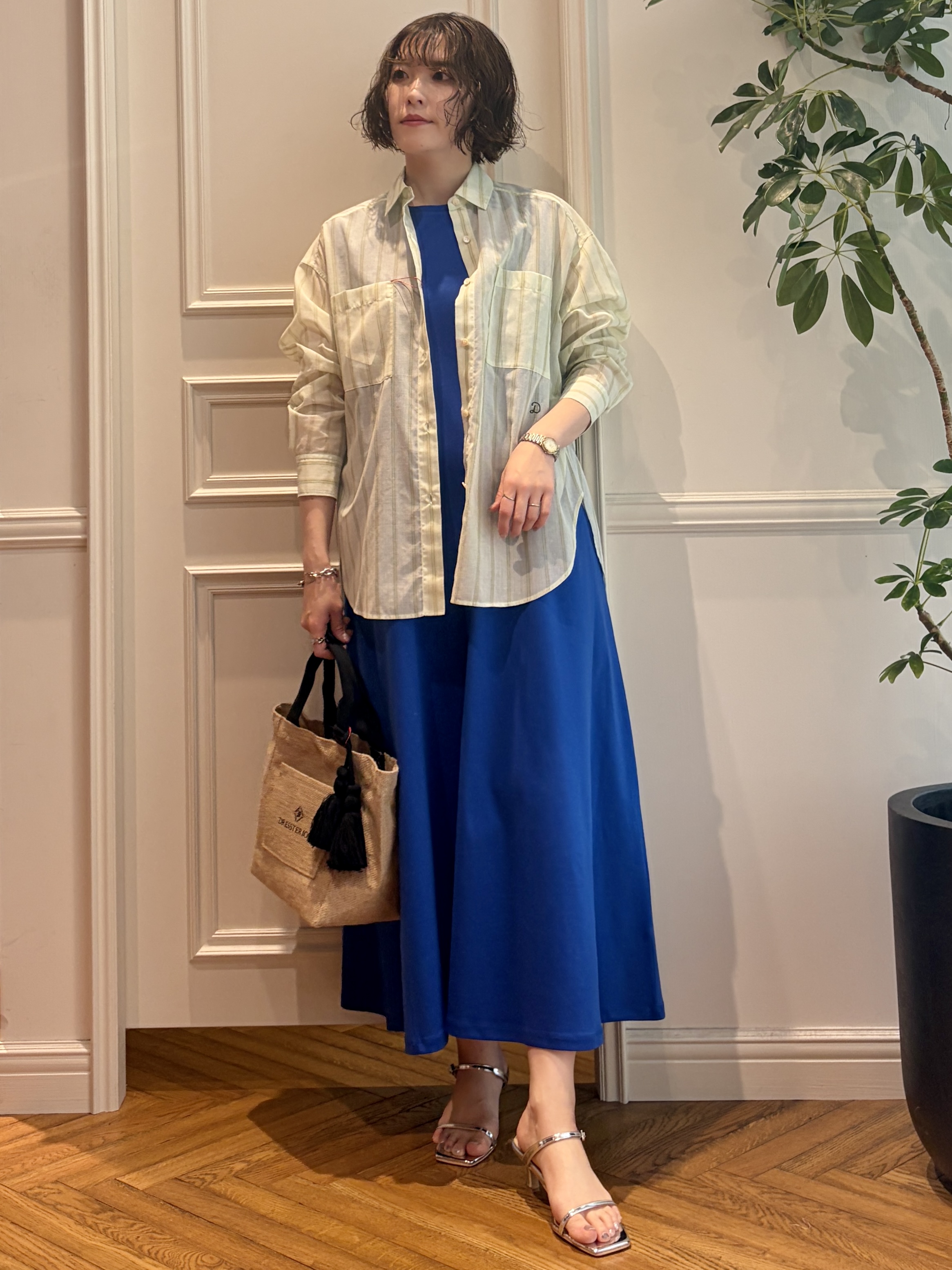 nakaoさんの「DRESSTERIOR｜【otonaMUSE5月号掲載】スキニーベルトサンダル」を使ったコーディネート