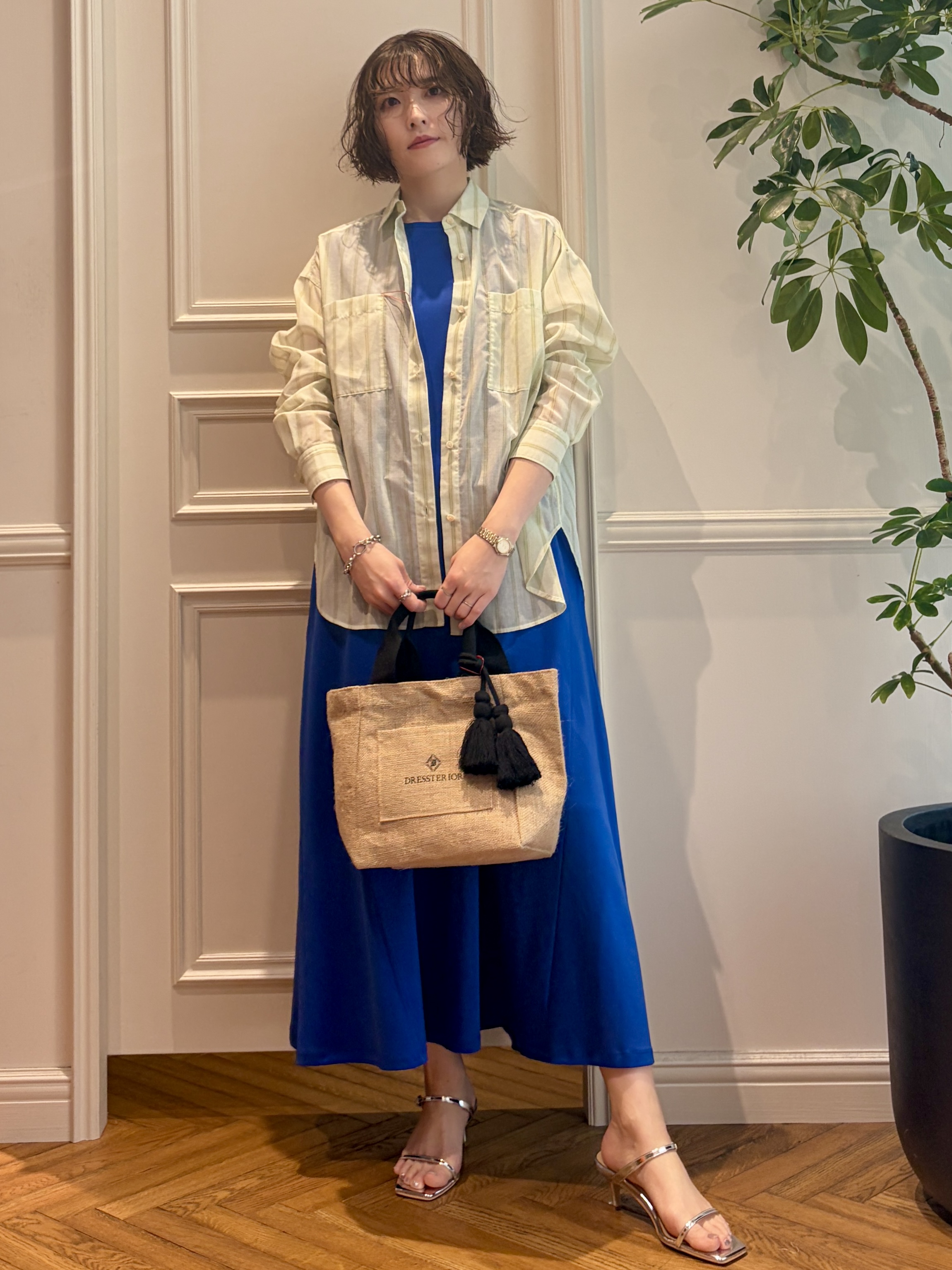nakaoさんの「DRESSTERIOR｜【otonaMUSE5月号掲載】スキニーベルトサンダル」を使ったコーディネート