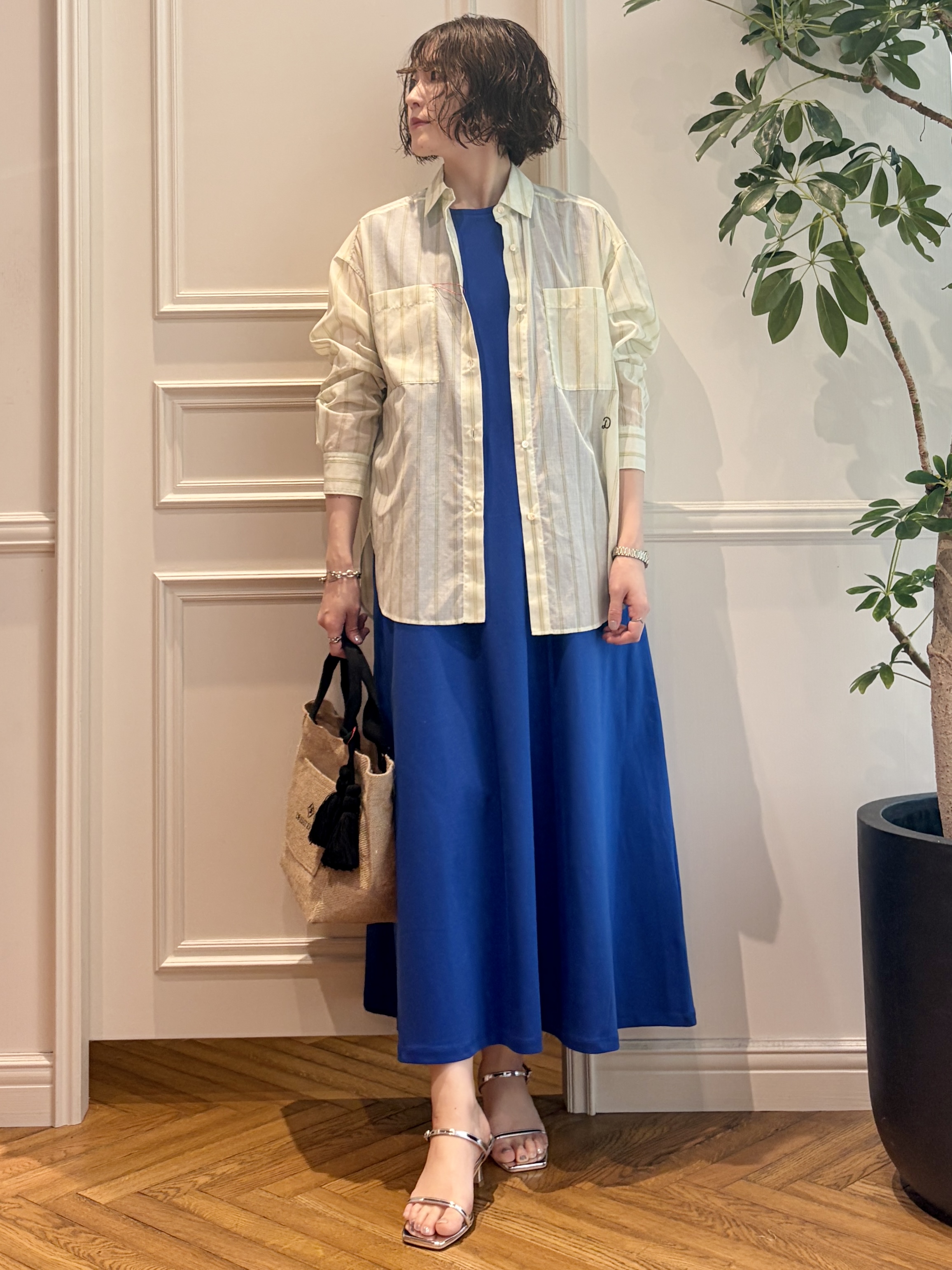 nakaoさんの「DRESSTERIOR｜【otonaMUSE5月号掲載】スキニーベルトサンダル」を使ったコーディネート