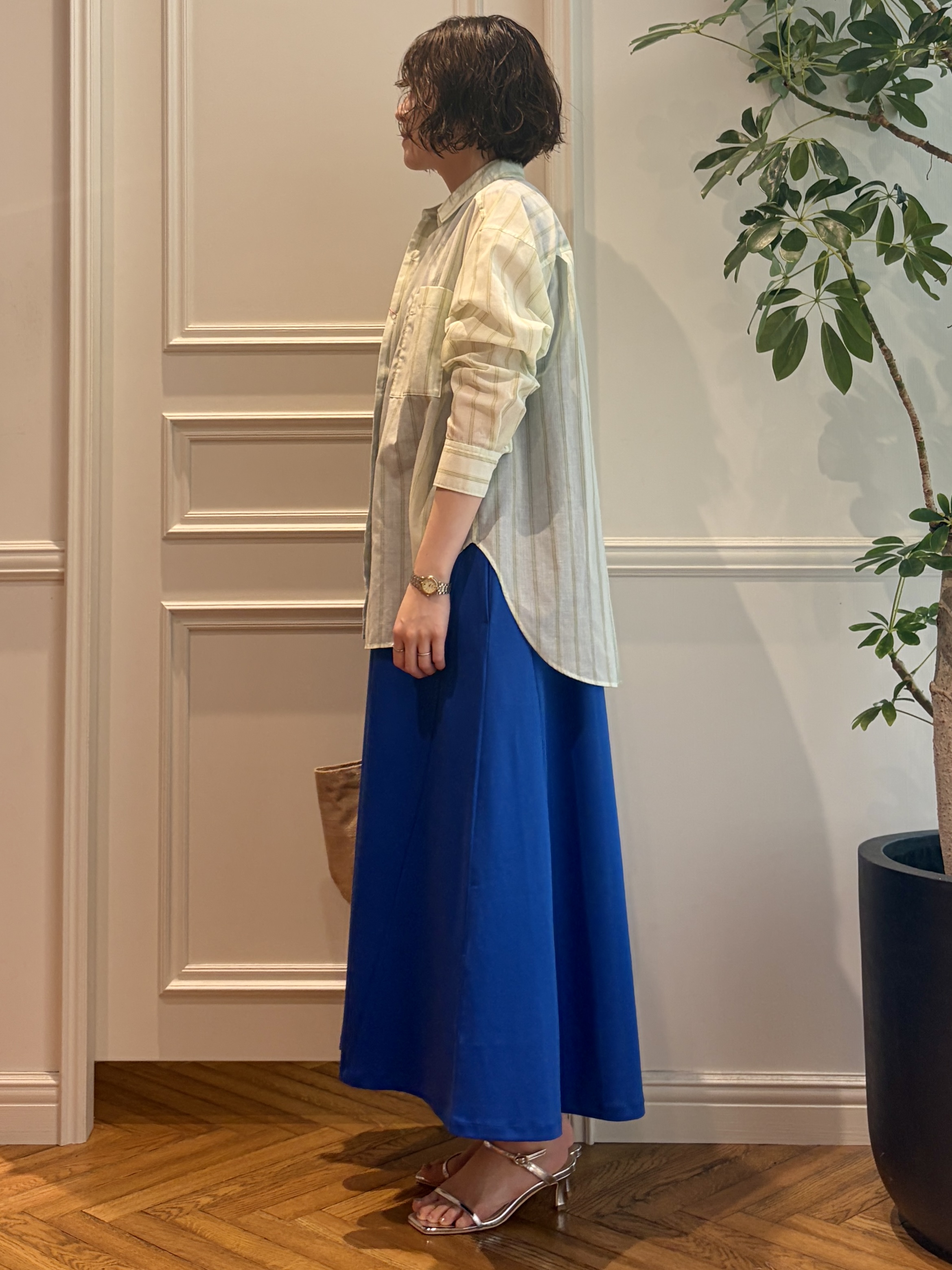 nakaoさんの「DRESSTERIOR｜【otonaMUSE5月号掲載】スキニーベルトサンダル」を使ったコーディネート