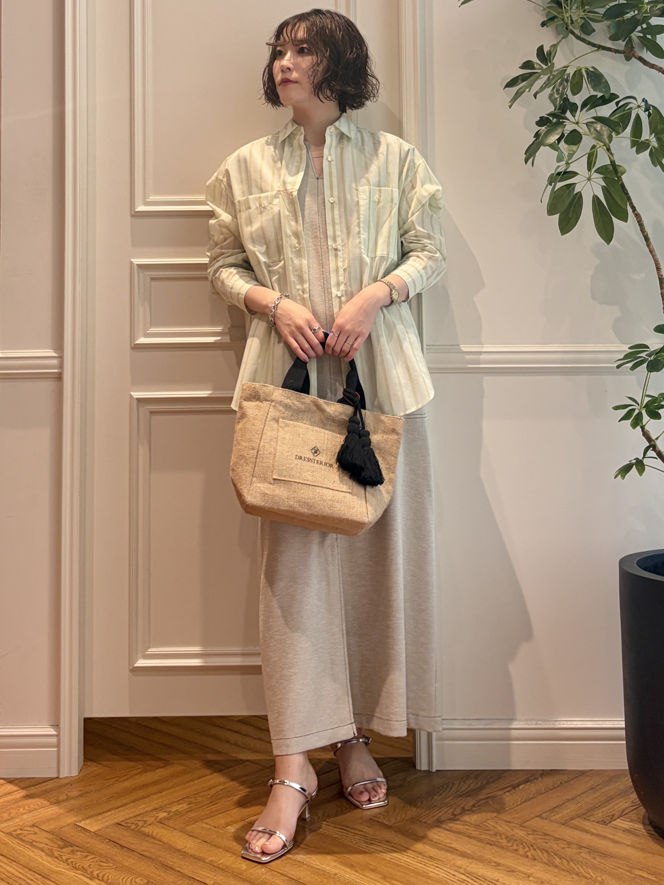 nakaoさんの「DRESSTERIOR｜【otonaMUSE5月号掲載】スキニーベルトサンダル」を使ったコーディネート