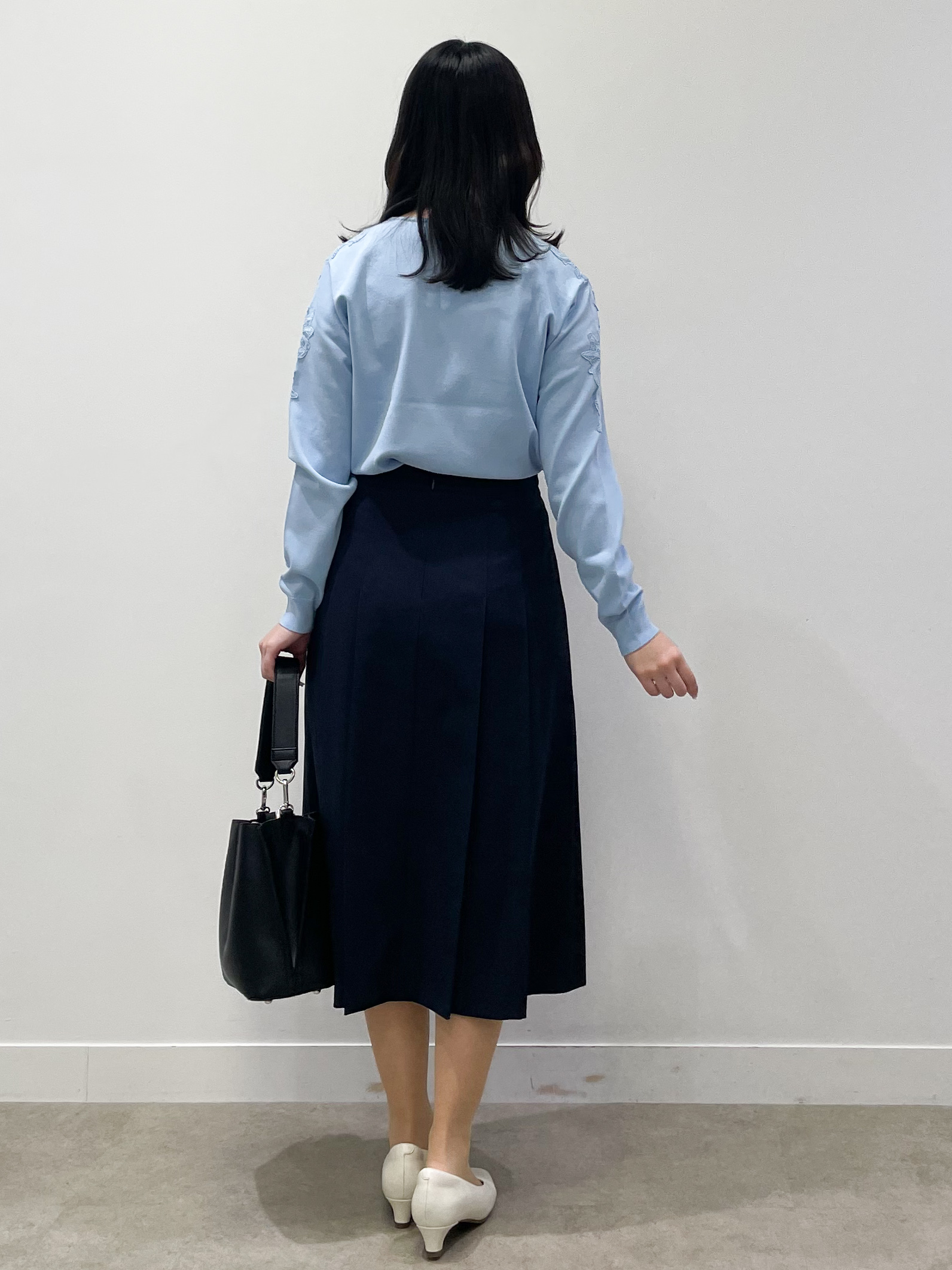 yukariさんの「Reflect｜レースデザインスリーブニットプルオーバー」を使ったコーディネート
