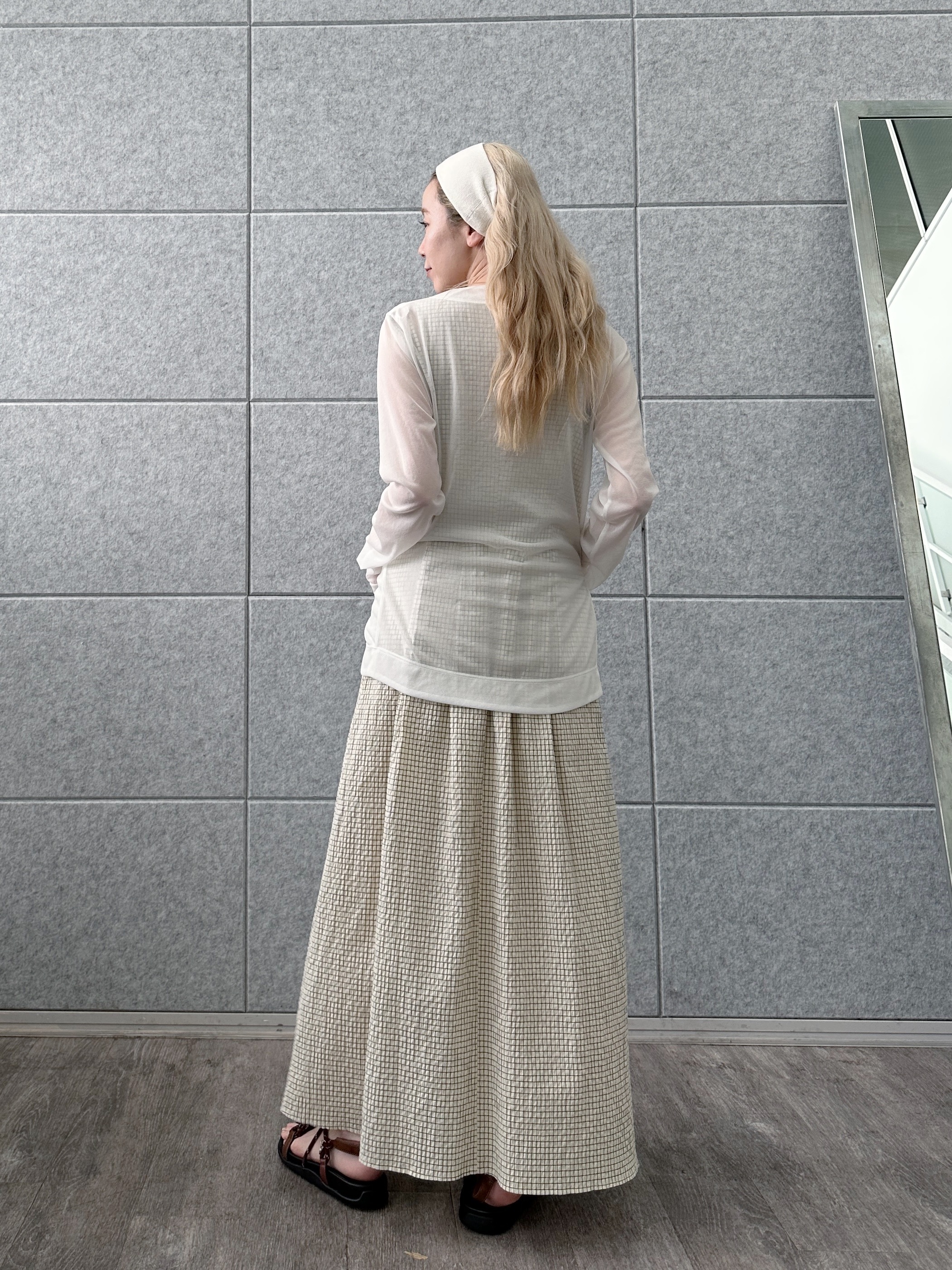 Buyer sakkoさんの「CODE A｜shoulder ribbon dress」を使ったコーディネート
