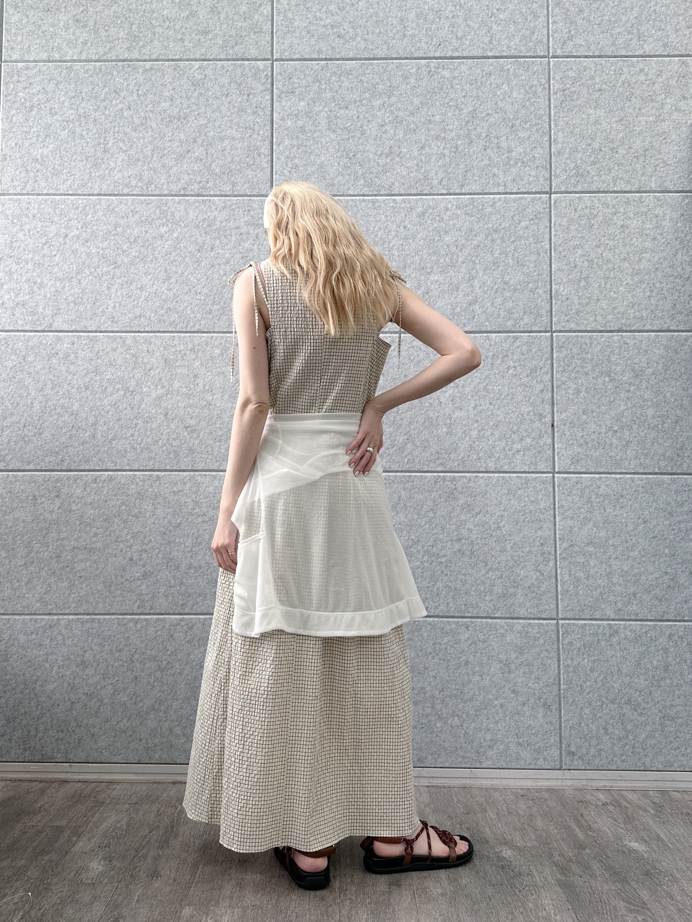 Buyer sakkoさんの「CODE A｜shoulder ribbon dress」を使ったコーディネート