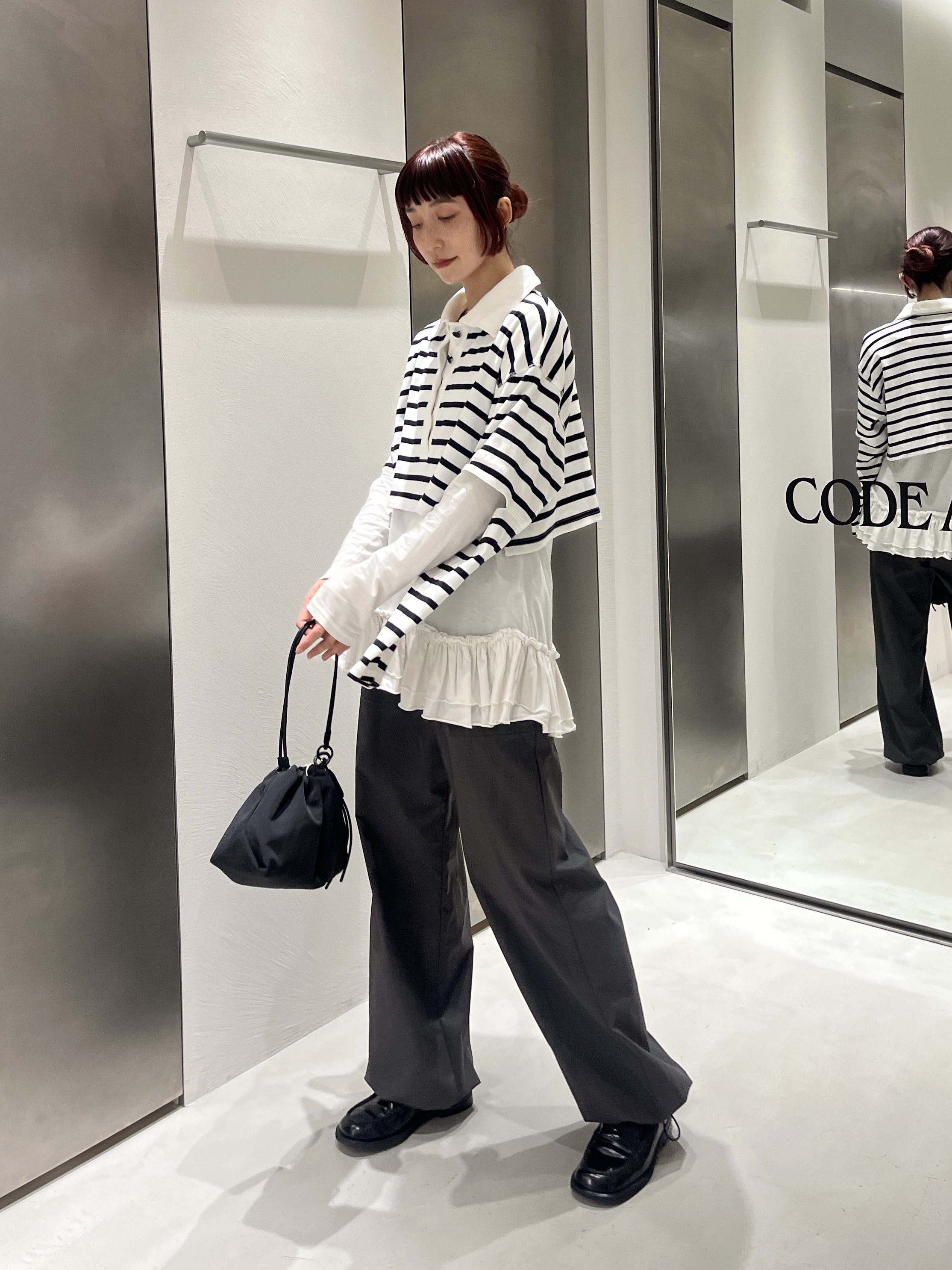Rielさんの「CODE A｜cropped lager tee」を使ったコーディネート