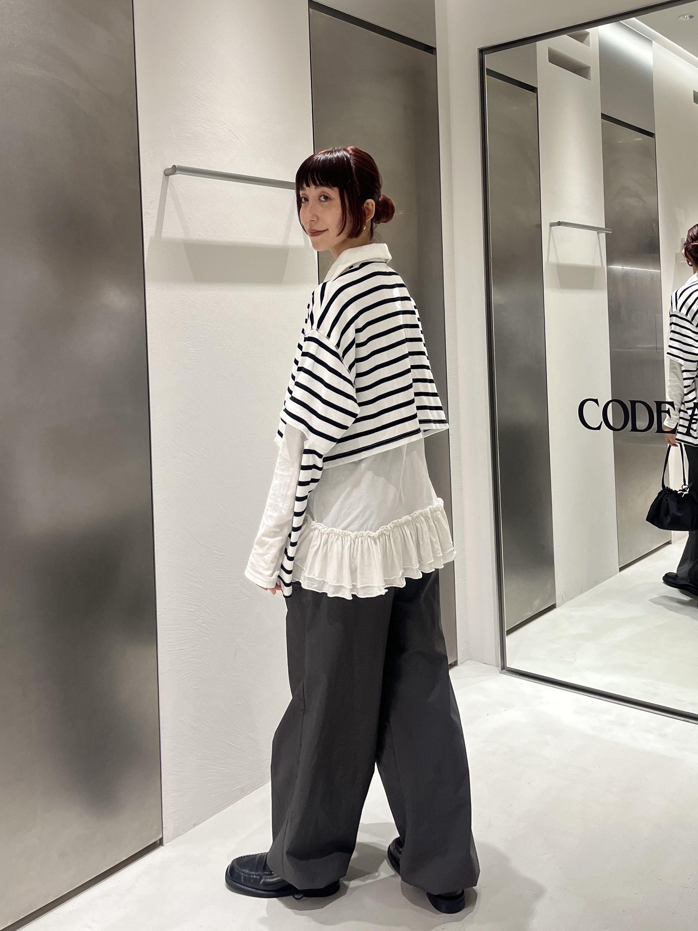 Rielさんの「CODE A｜cropped lager tee」を使ったコーディネート