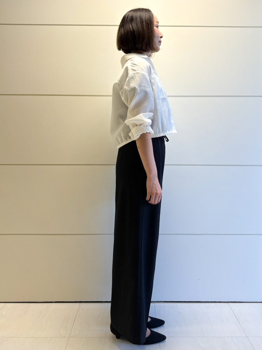 keikoさんの「COUP DE CHANCE｜【手洗い可】クロップドシャツ」を使ったコーディネート