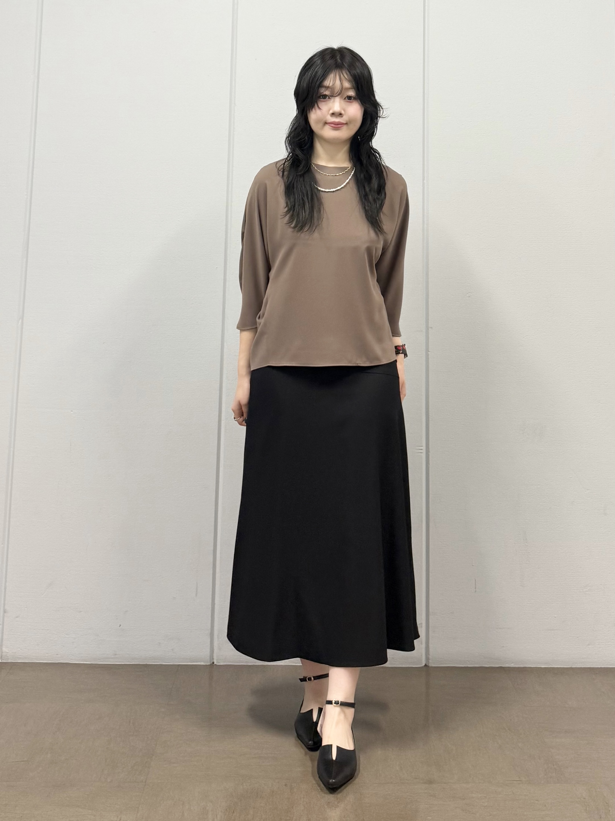 mizukiさんの「INDIVI｜【接触冷感／透湿／着る日傘】ドルマンダブルジャケット」を使ったコーディネート