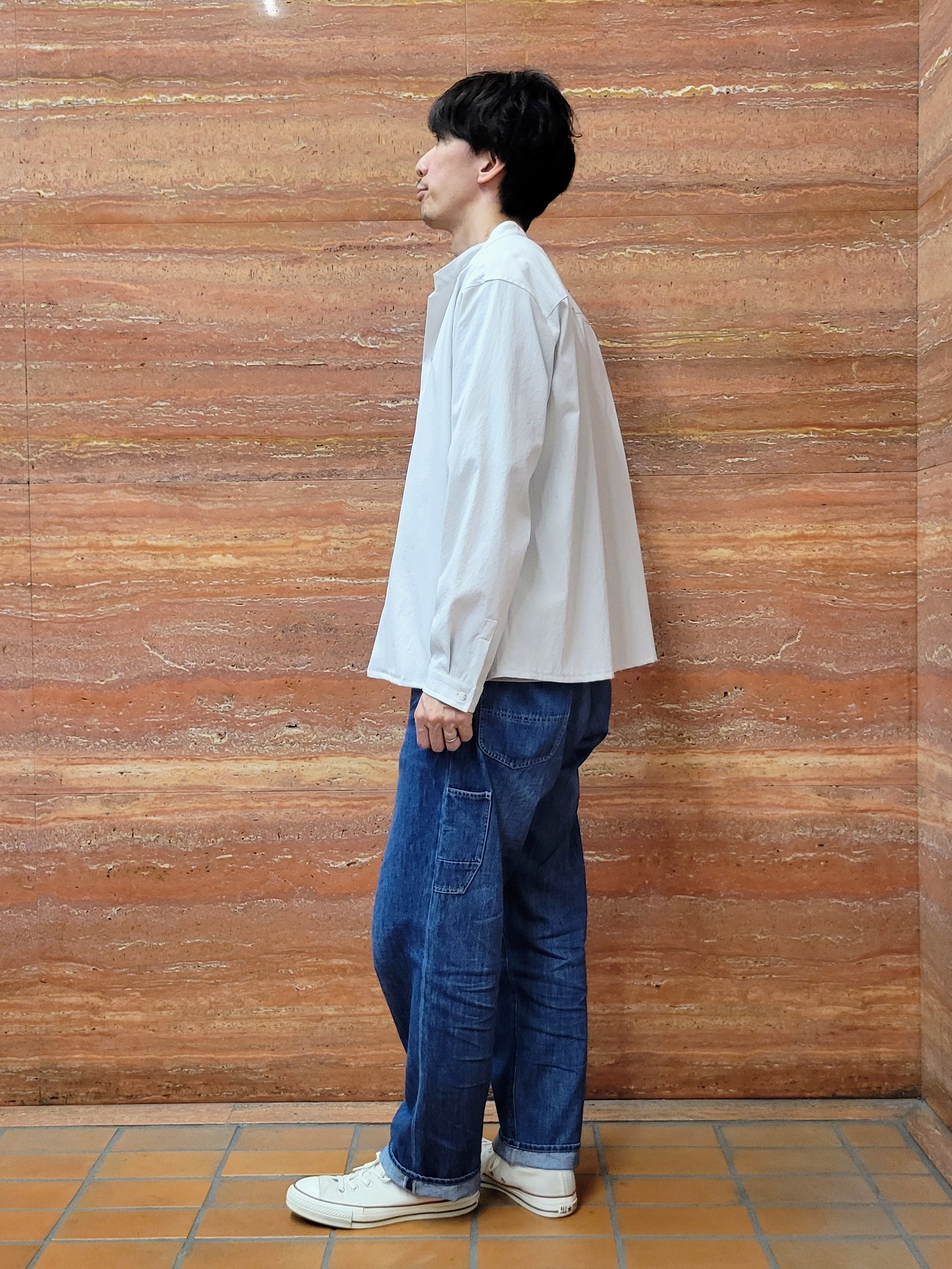 piroyaさんの「TAKEO KIKUCHI｜【撥水・洗える・シワになりにくい】 リランチェ（R） シャツ」を使ったコーディネート