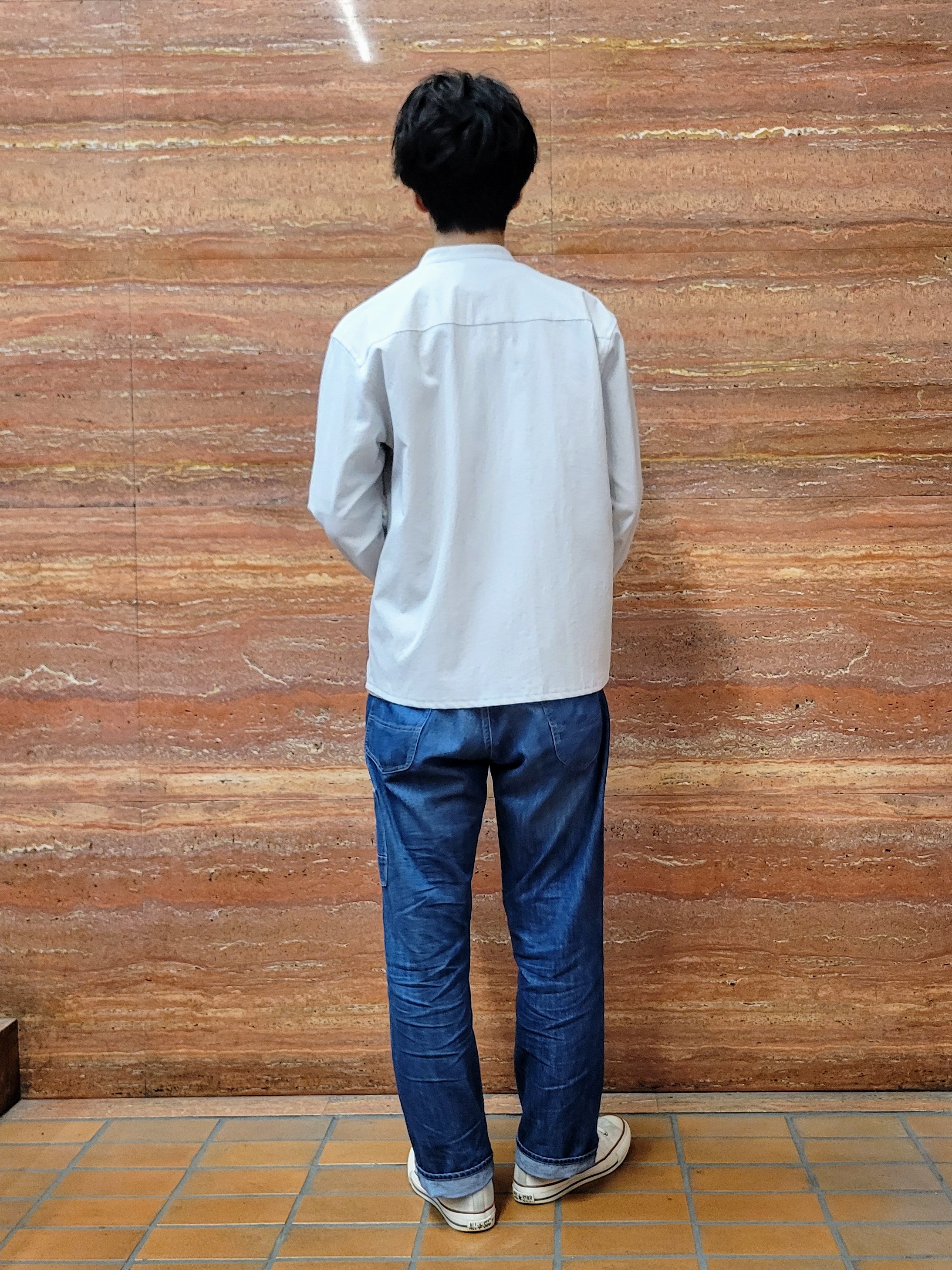 piroyaさんの「TAKEO KIKUCHI｜【撥水・洗える・シワになりにくい】 リランチェ（R） シャツ」を使ったコーディネート