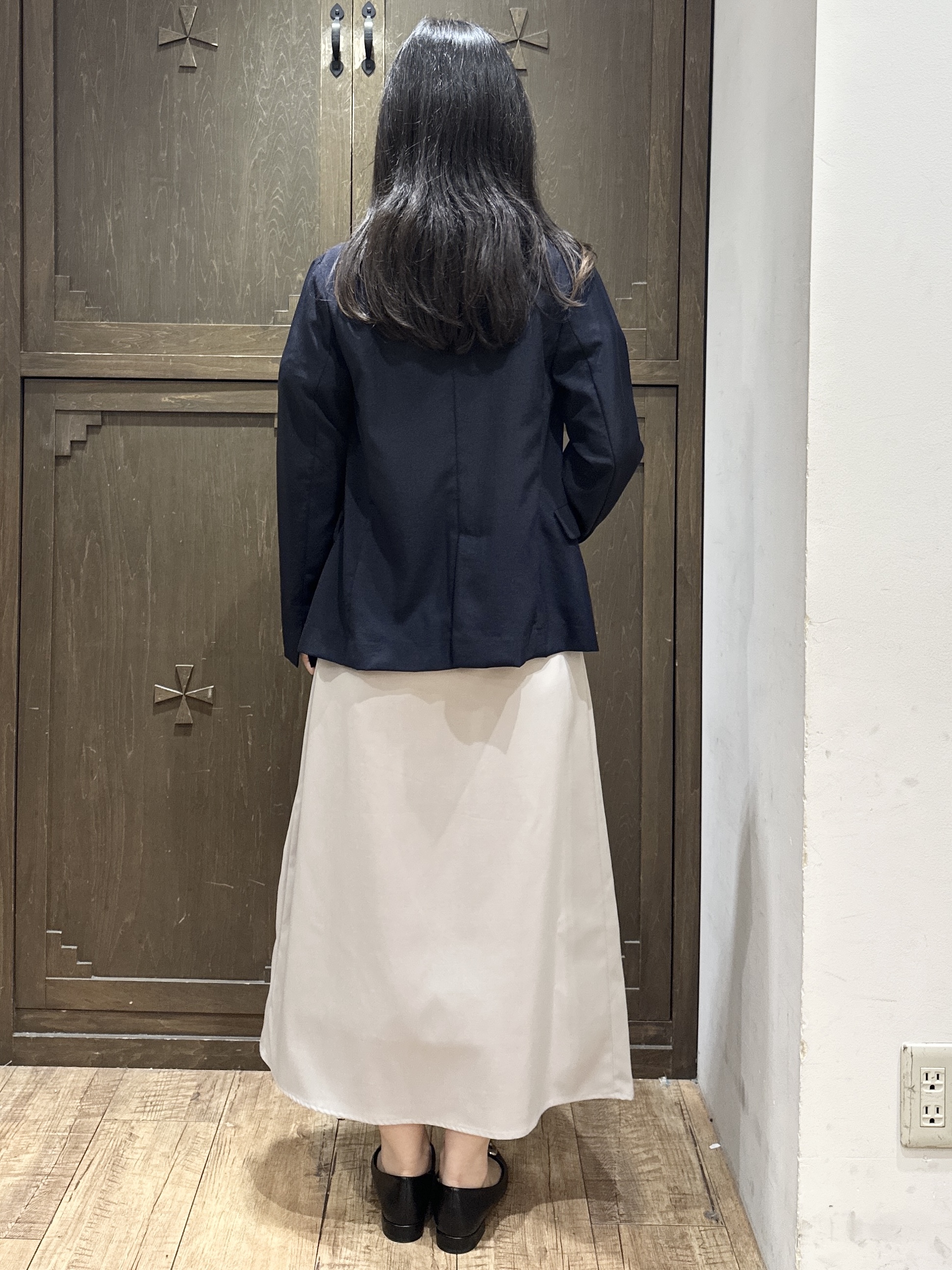 kanaさんの「index｜《再入荷》ダブルブレストテーラードジャケット【接触冷感／吸水速乾／イージーアイロン／防シワ／洗濯機O」を使ったコーディネート
