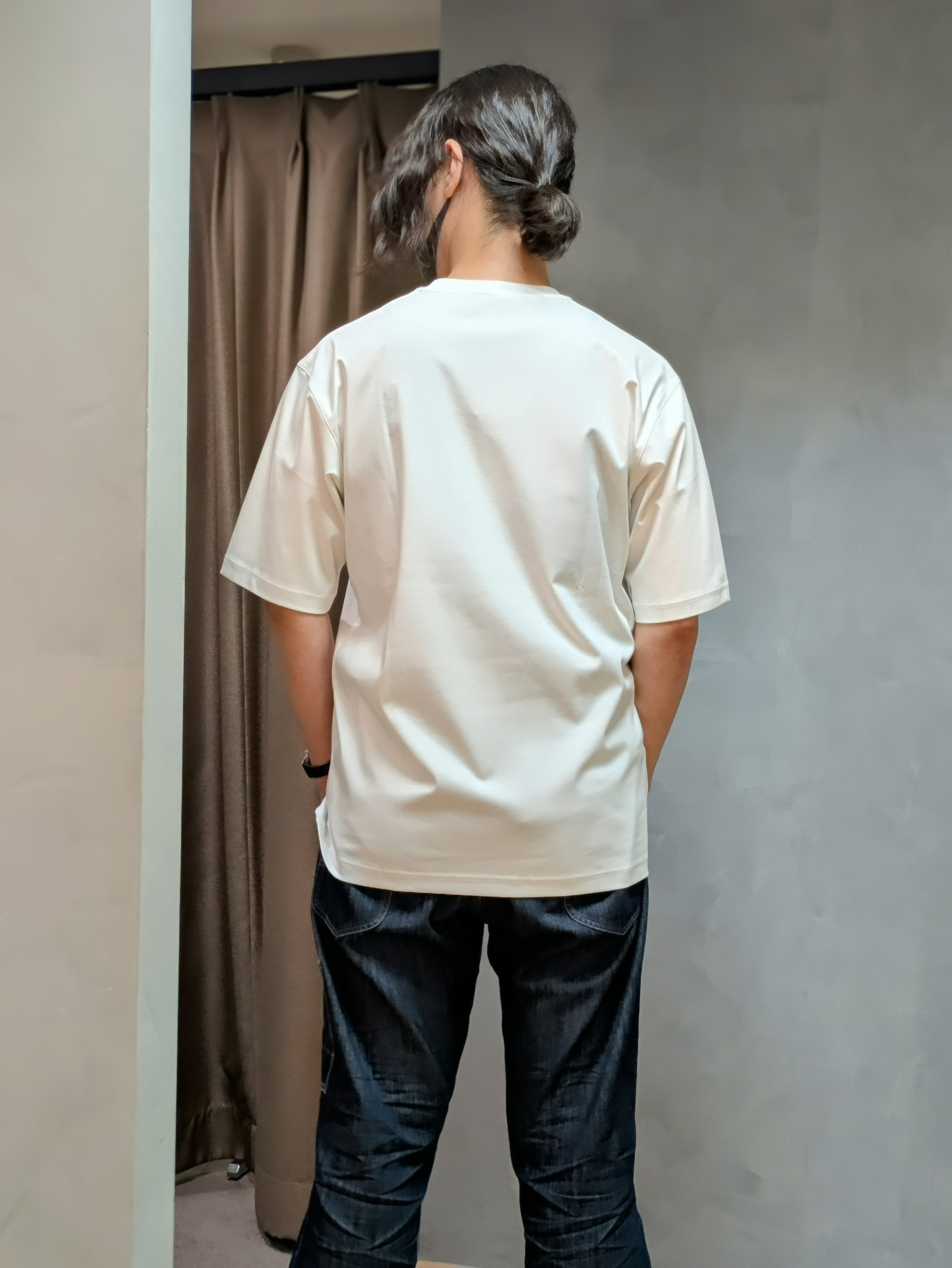 yasuさんの「TAKEO KIKUCHI｜【BOWLER HAT LABEL】アイスクリアコットン ワンストローク 半袖Tシャツ」を使ったコーディネート