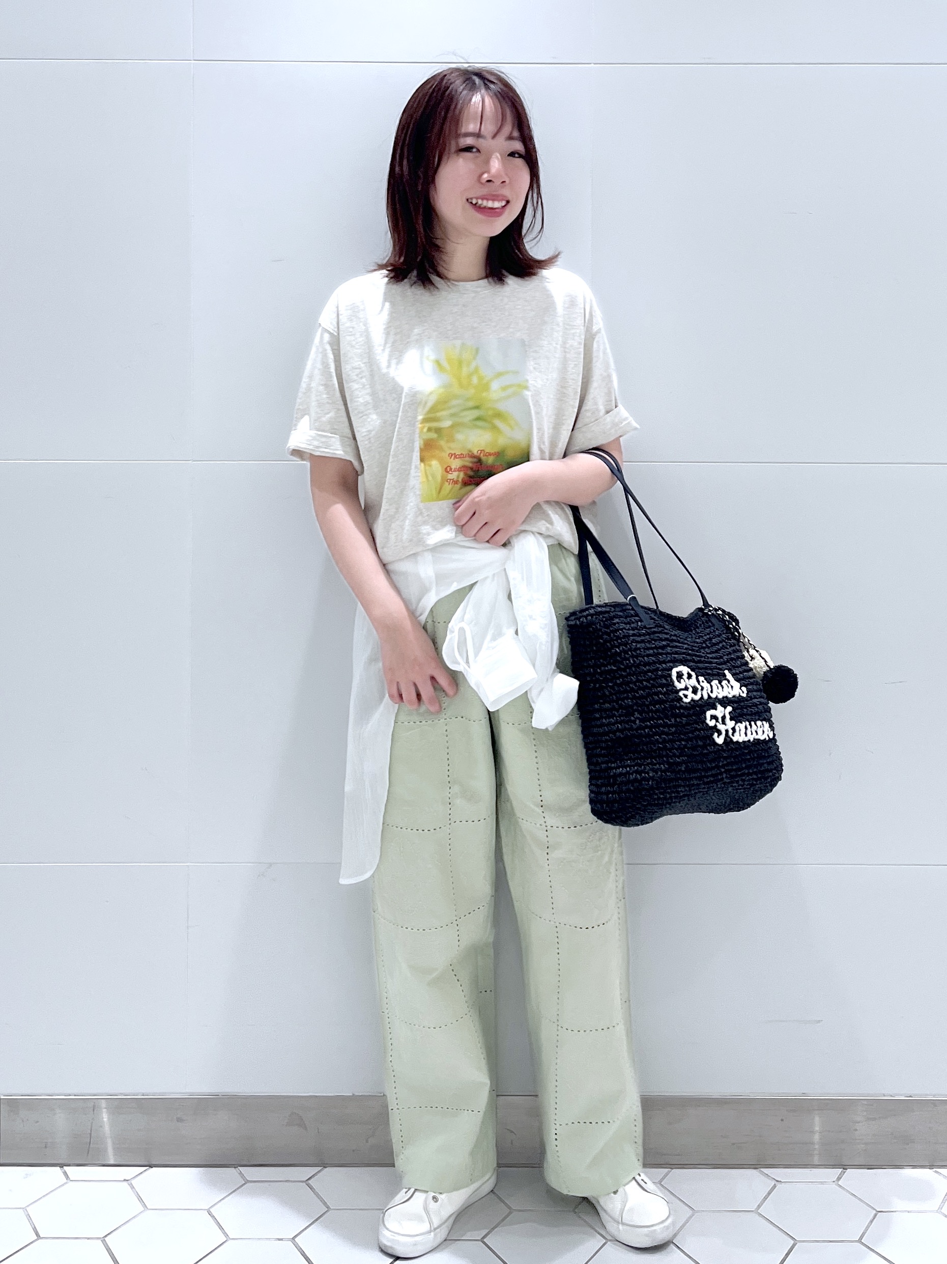 Makinoさんの「Dessin｜【洗える】シアーカラーシャツ」を使ったコーディネート
