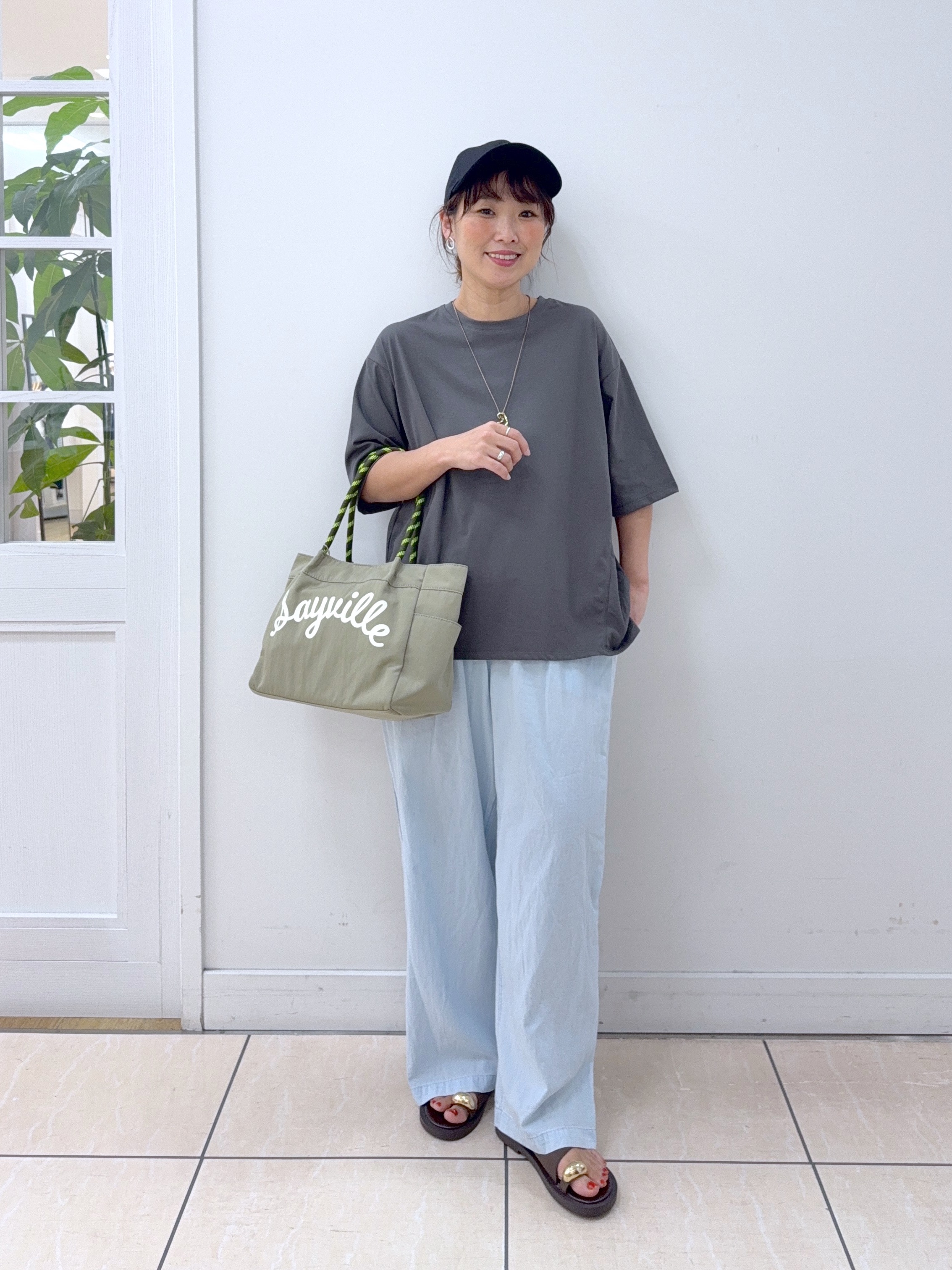 Osawaさんの「Dessin｜【ユニセックス】ロングブリムキャップ」を使ったコーディネート