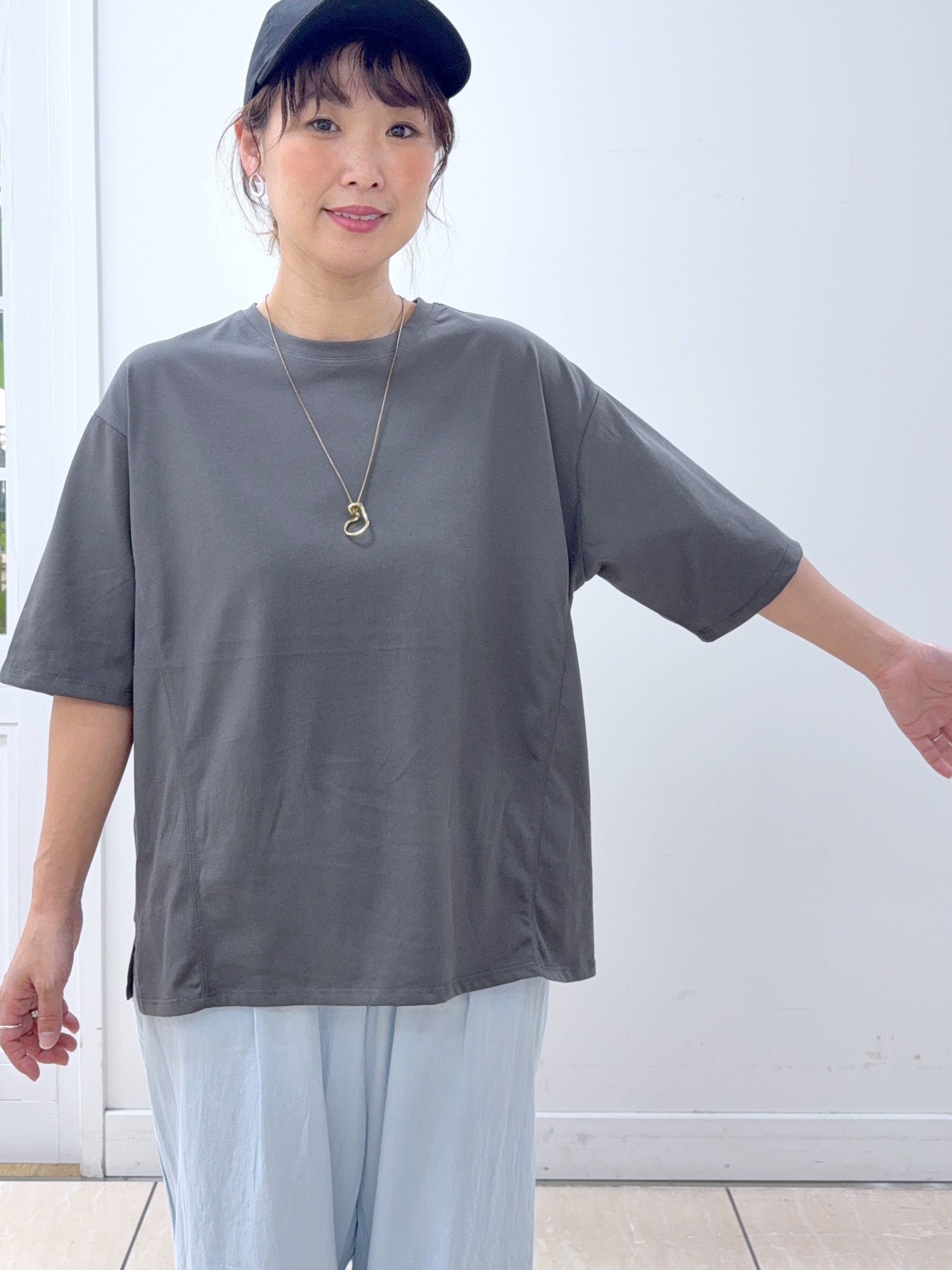 Osawaさんの「Dessin｜【ユニセックス】ロングブリムキャップ」を使ったコーディネート