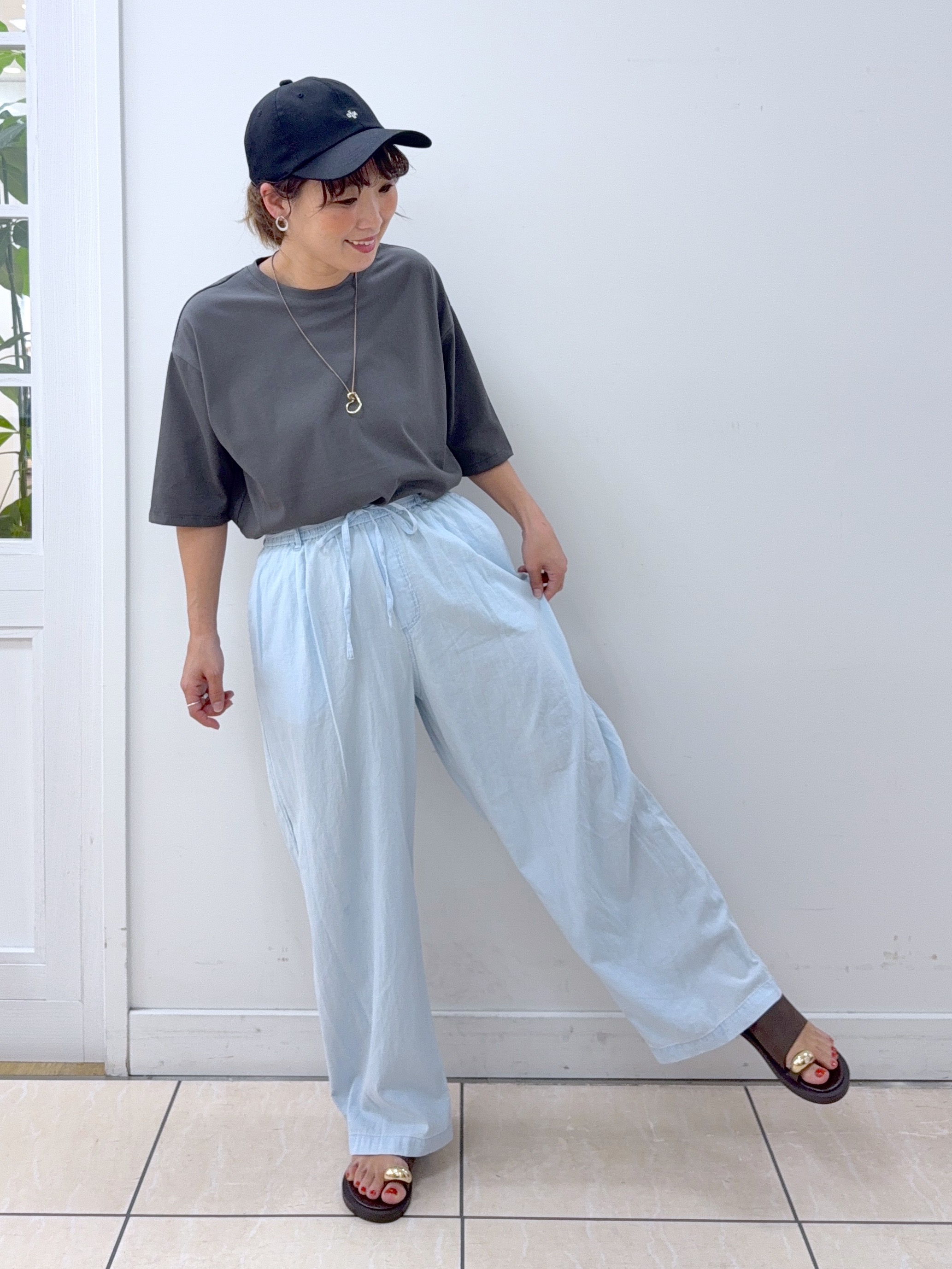 Osawaさんの「Dessin｜【ユニセックス】ロングブリムキャップ」を使ったコーディネート