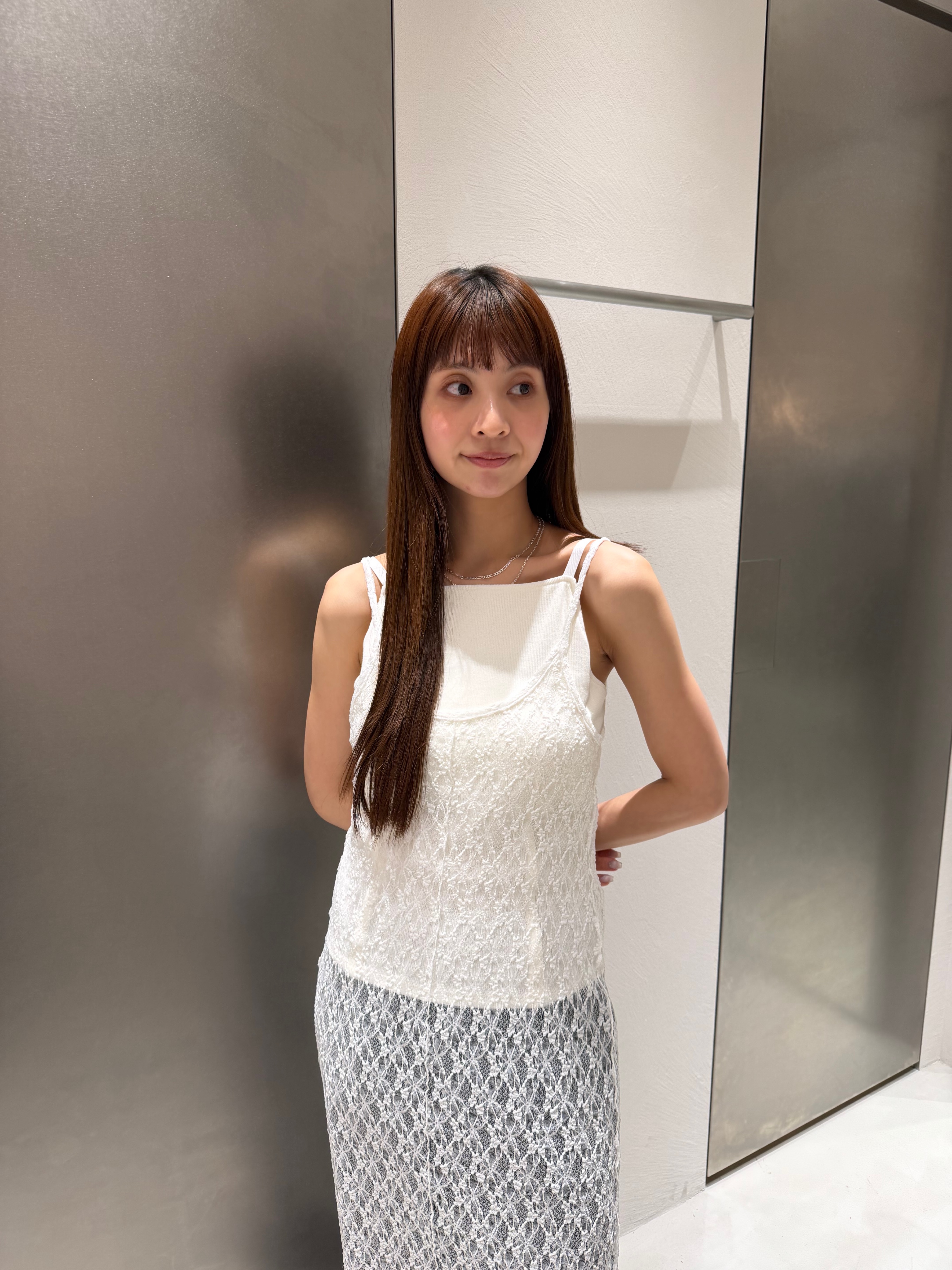 kanamiさんの「CODE A｜【Cup-in】edge line camisole」を使ったコーディネート
