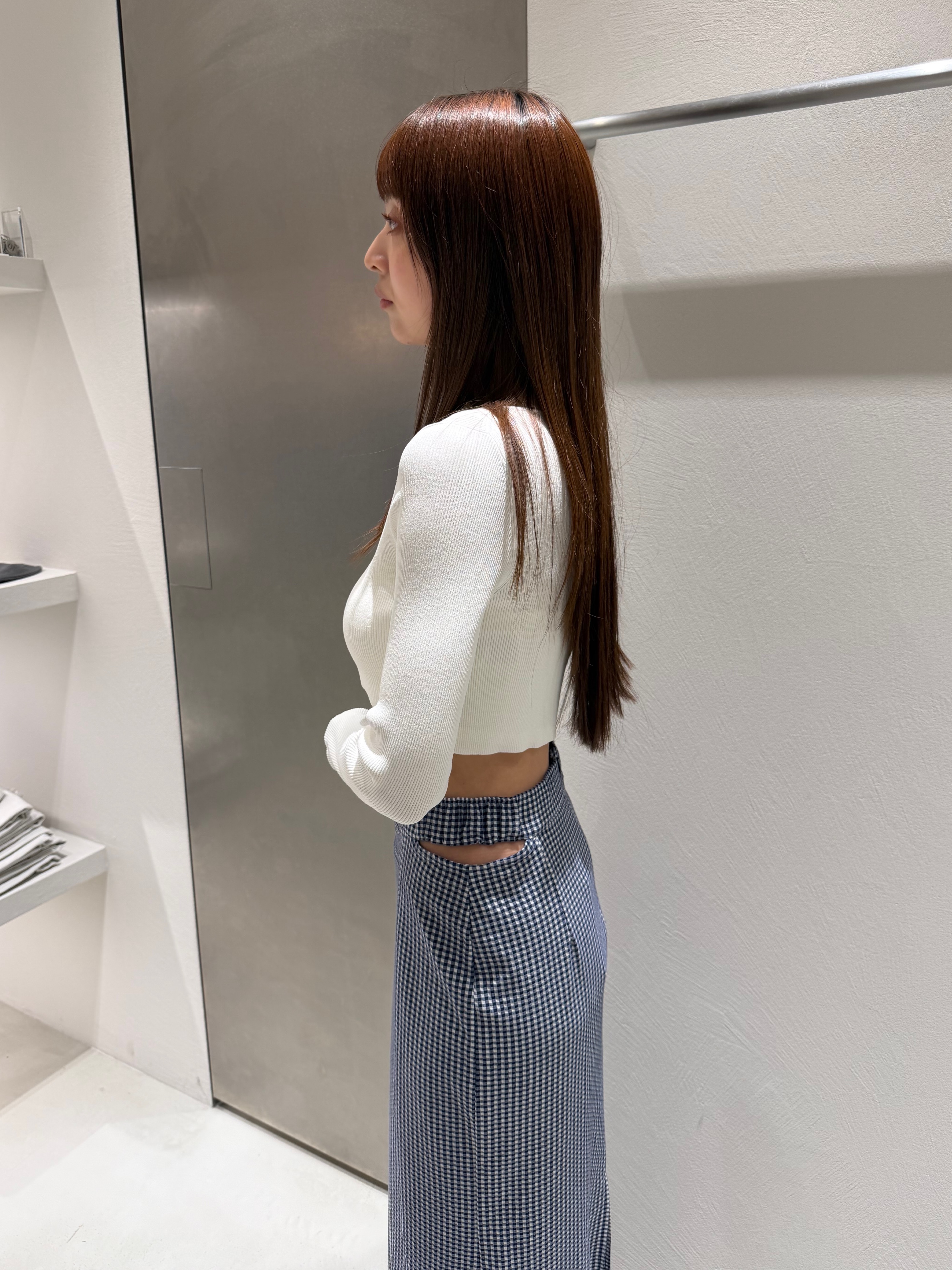 kanamiさんの「CODE A｜【Re】stretch hook cardigan」を使ったコーディネート
