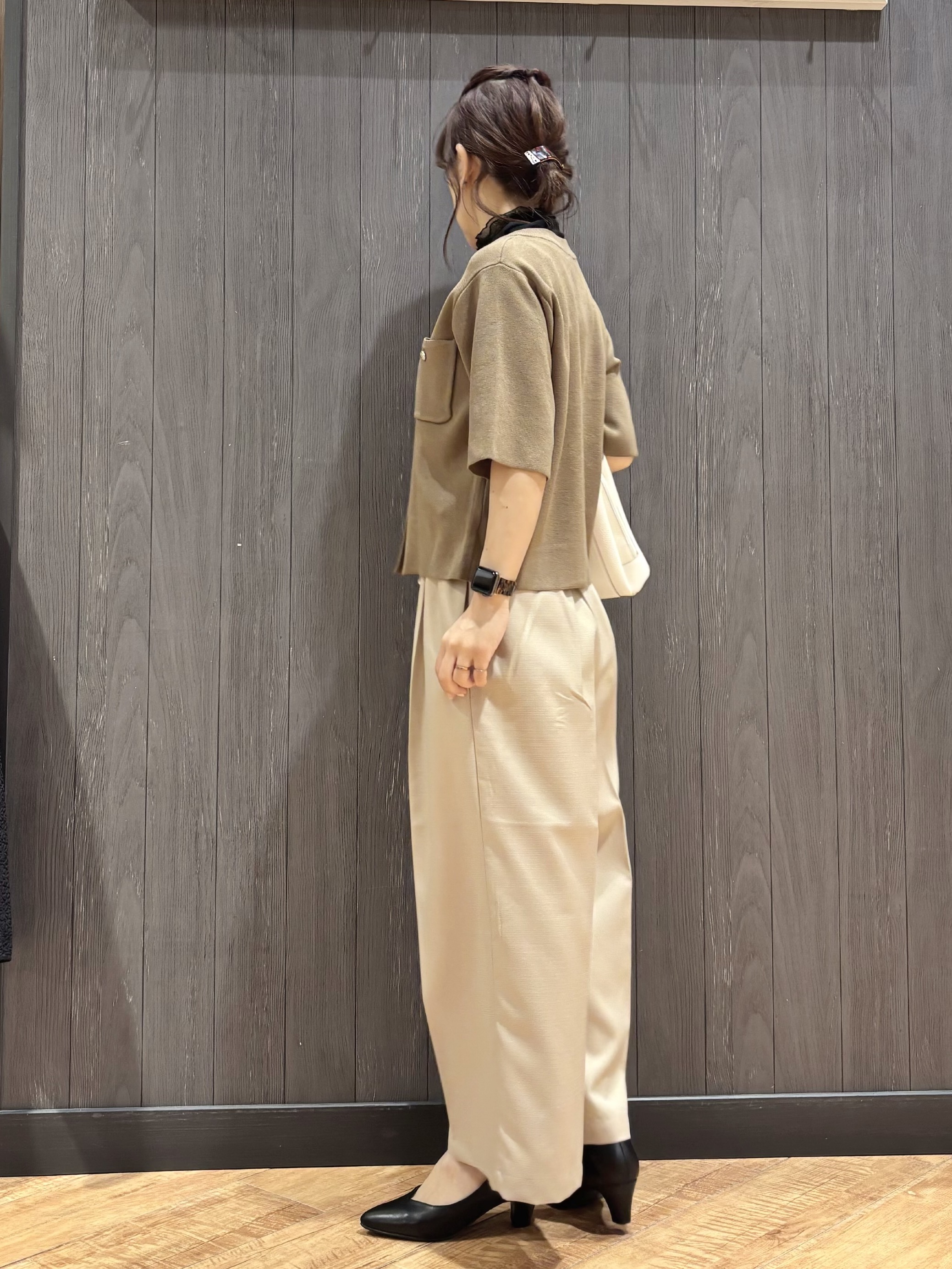 meiさんの「SHOO･LA･RUE｜【S-LL】ロープベルトが爽やか ガウチョパンツ」を使ったコーディネート