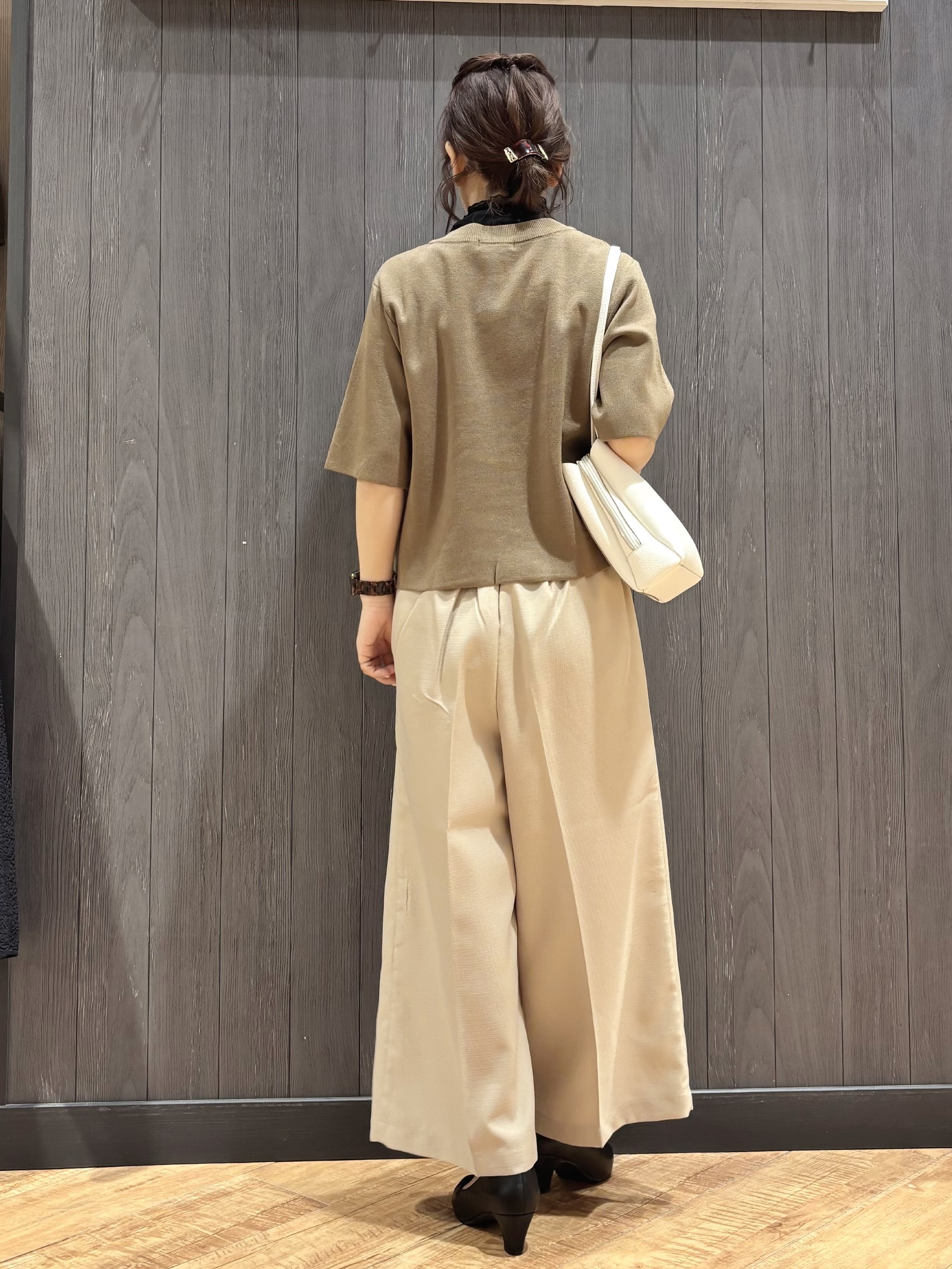 meiさんの「SHOO･LA･RUE｜【S-LL】ロープベルトが爽やか ガウチョパンツ」を使ったコーディネート