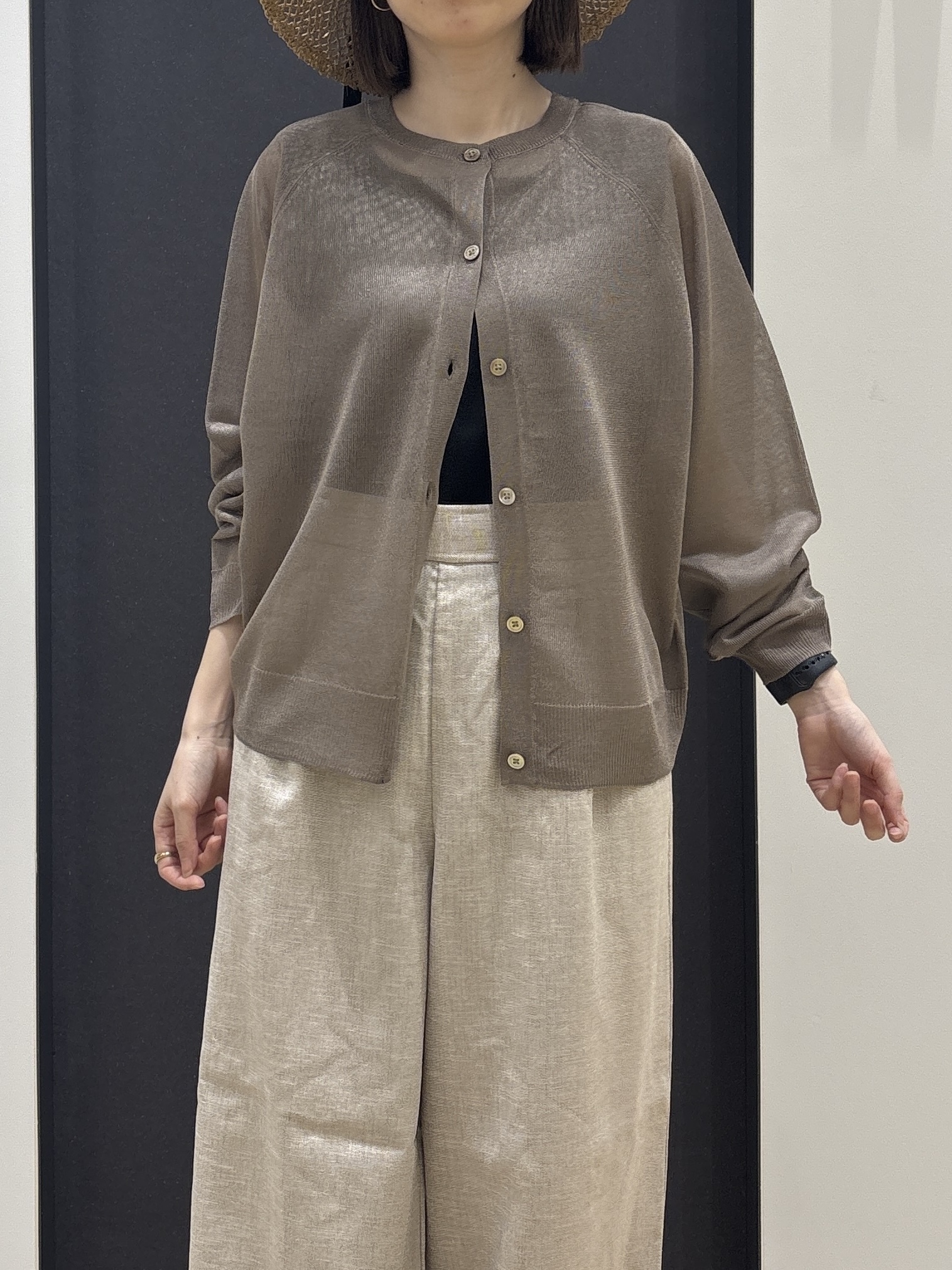 risaさんの「Dessin｜お守りカーディガン -ウォッシャブル-」を使ったコーディネート