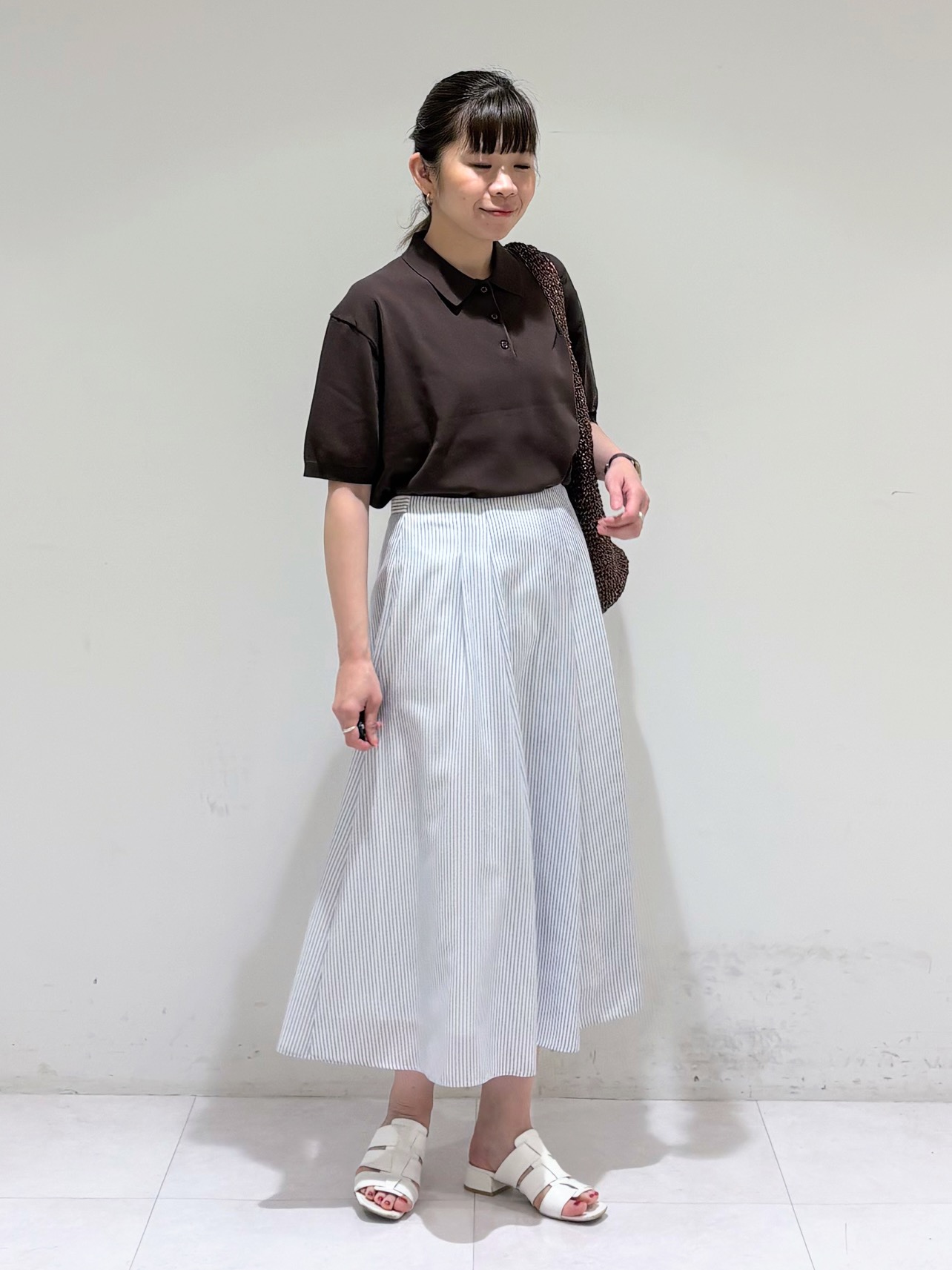 tsuyuさんの「INDIVI｜【接触冷感／透湿／着る日傘】ノーカラージャケット」を使ったコーディネート