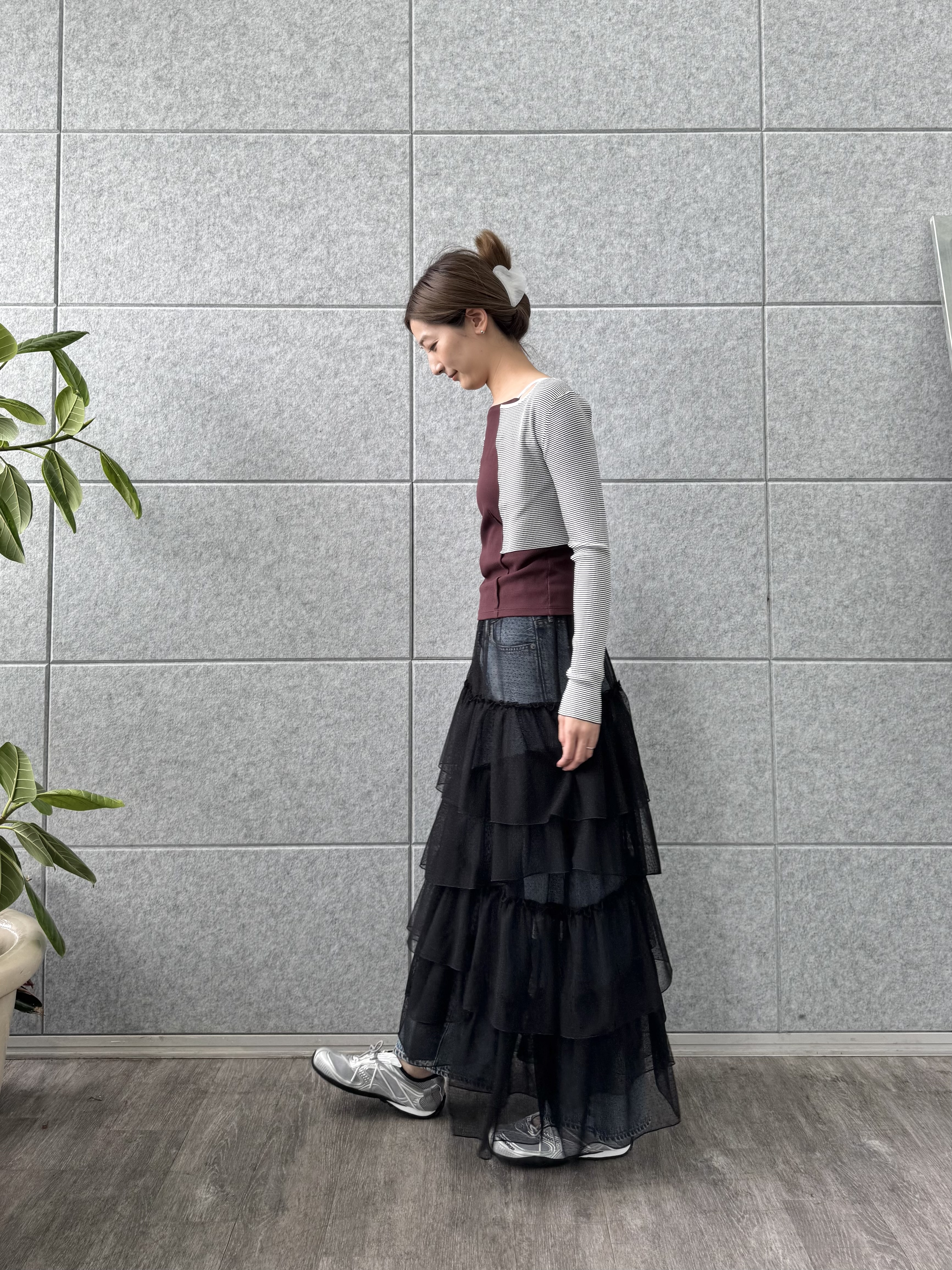 uchi__yamaさんの「CODE A｜【Cup-in】edge line camisole」を使ったコーディネート