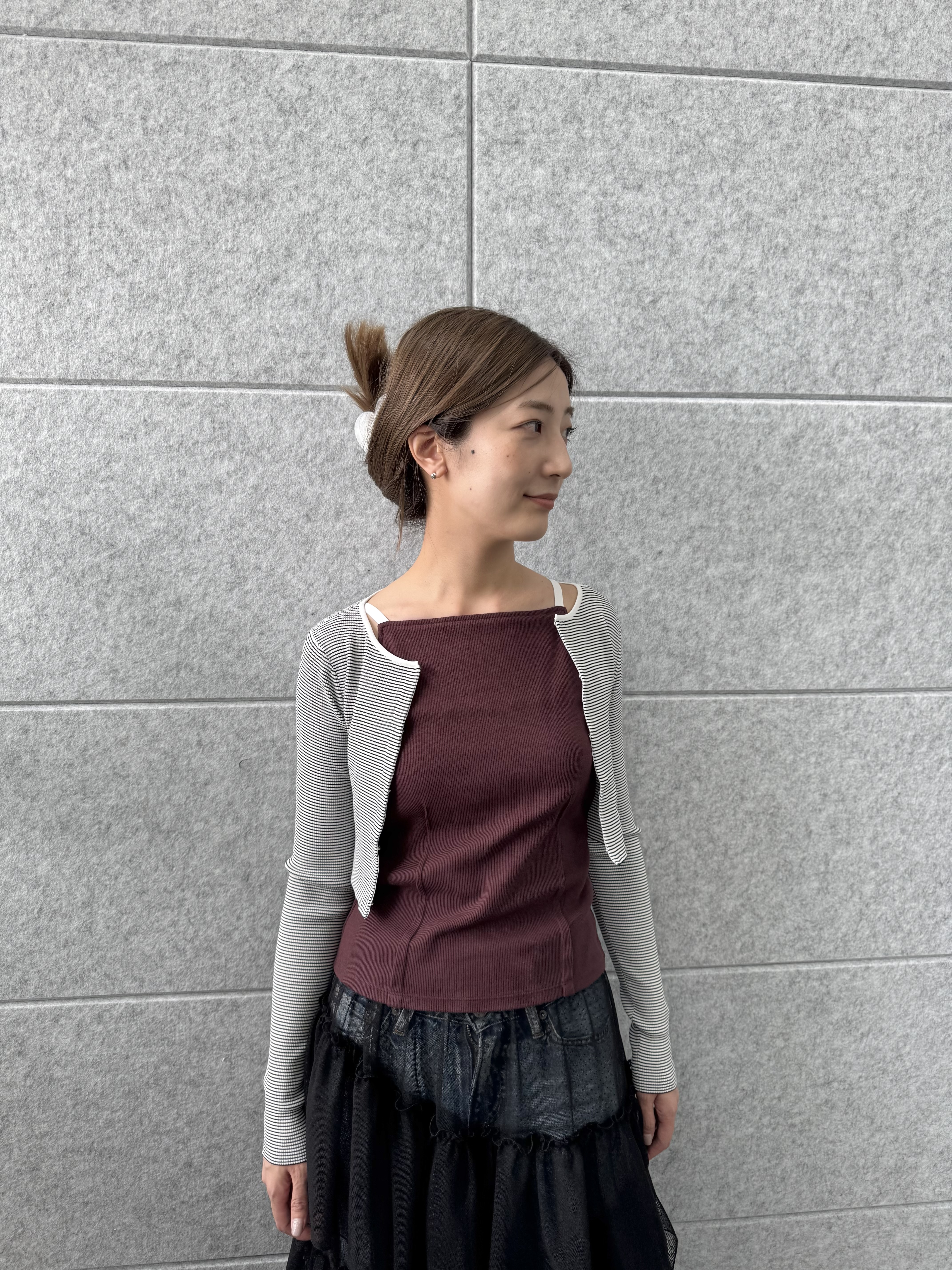 uchi__yamaさんの「CODE A｜【Cup-in】edge line camisole」を使ったコーディネート