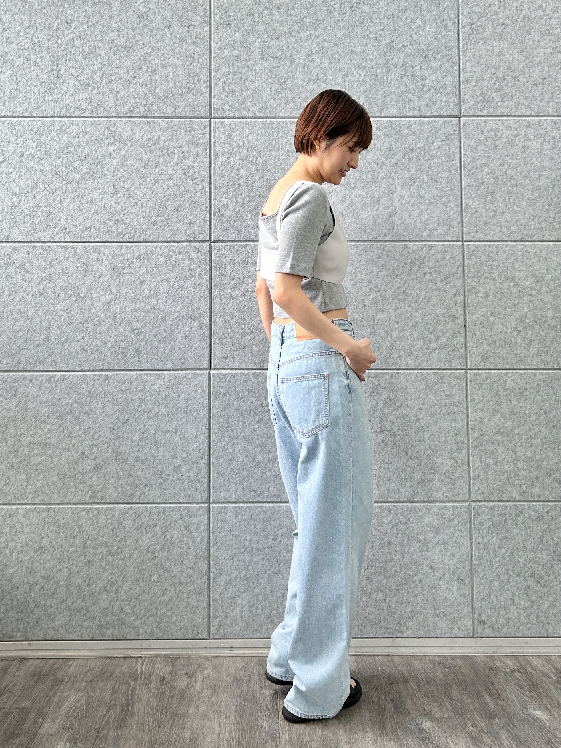 harunaさんの「CODE A｜knit bra」を使ったコーディネート