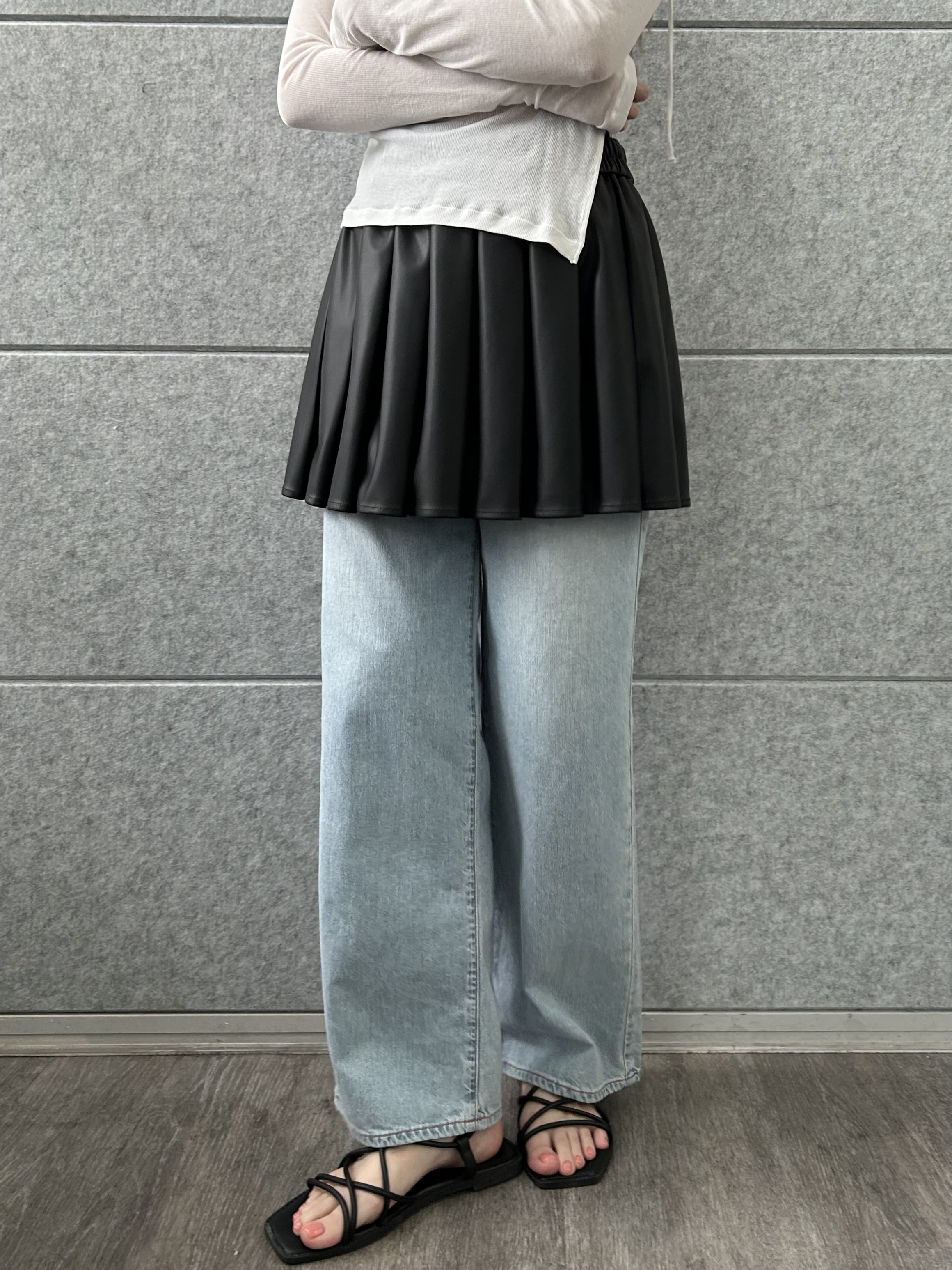 honoka Aさんの「CODE A｜jersey ribbon pullover」を使ったコーディネート