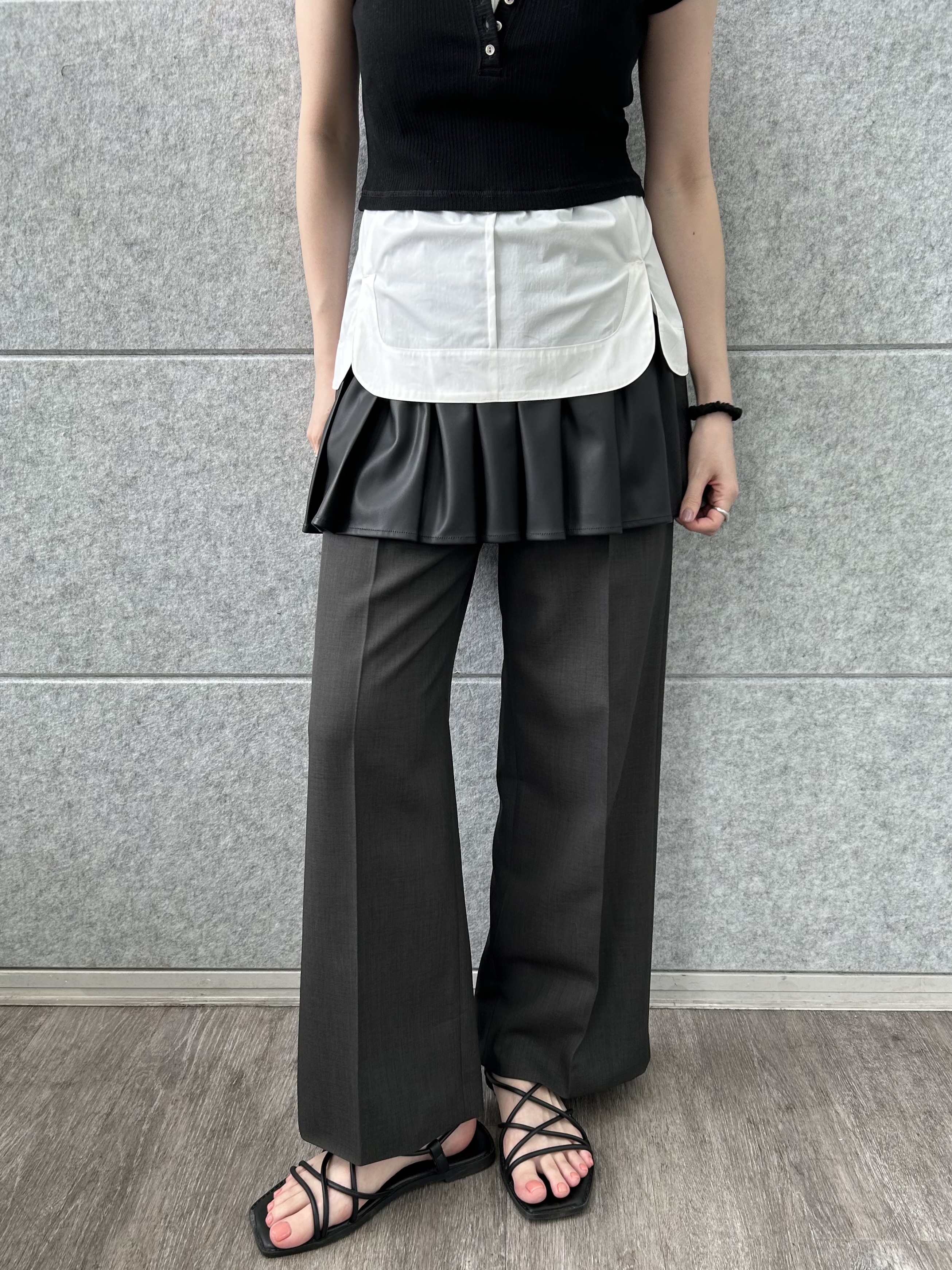 honoka Aさんの「CODE A｜M everyday rib button tee」を使ったコーディネート