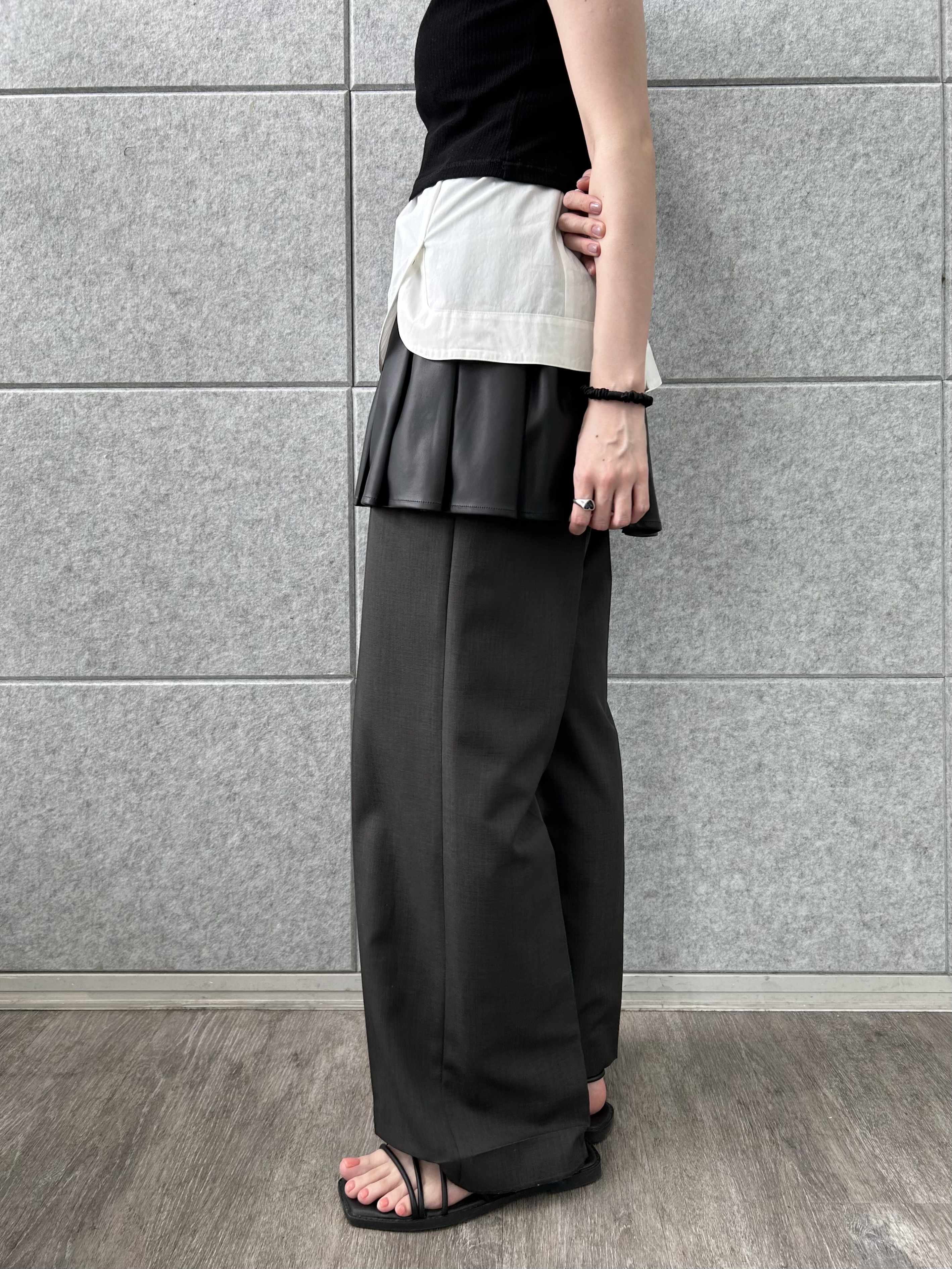 honoka Aさんの「CODE A｜M everyday rib button tee」を使ったコーディネート