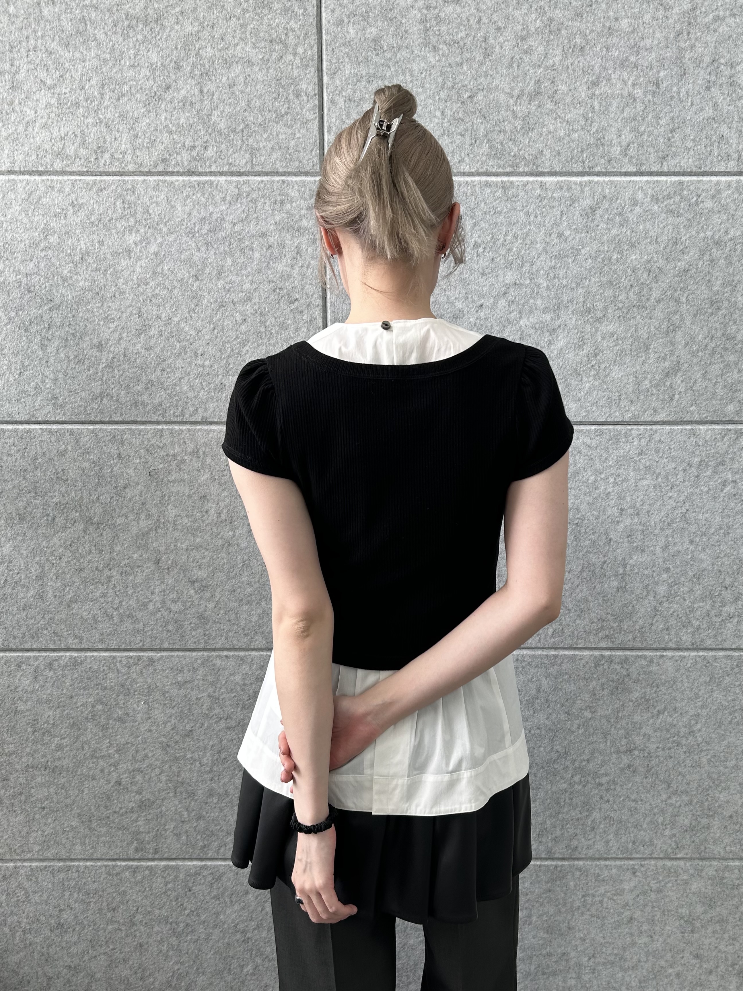 honoka Aさんの「CODE A｜M everyday rib button tee」を使ったコーディネート