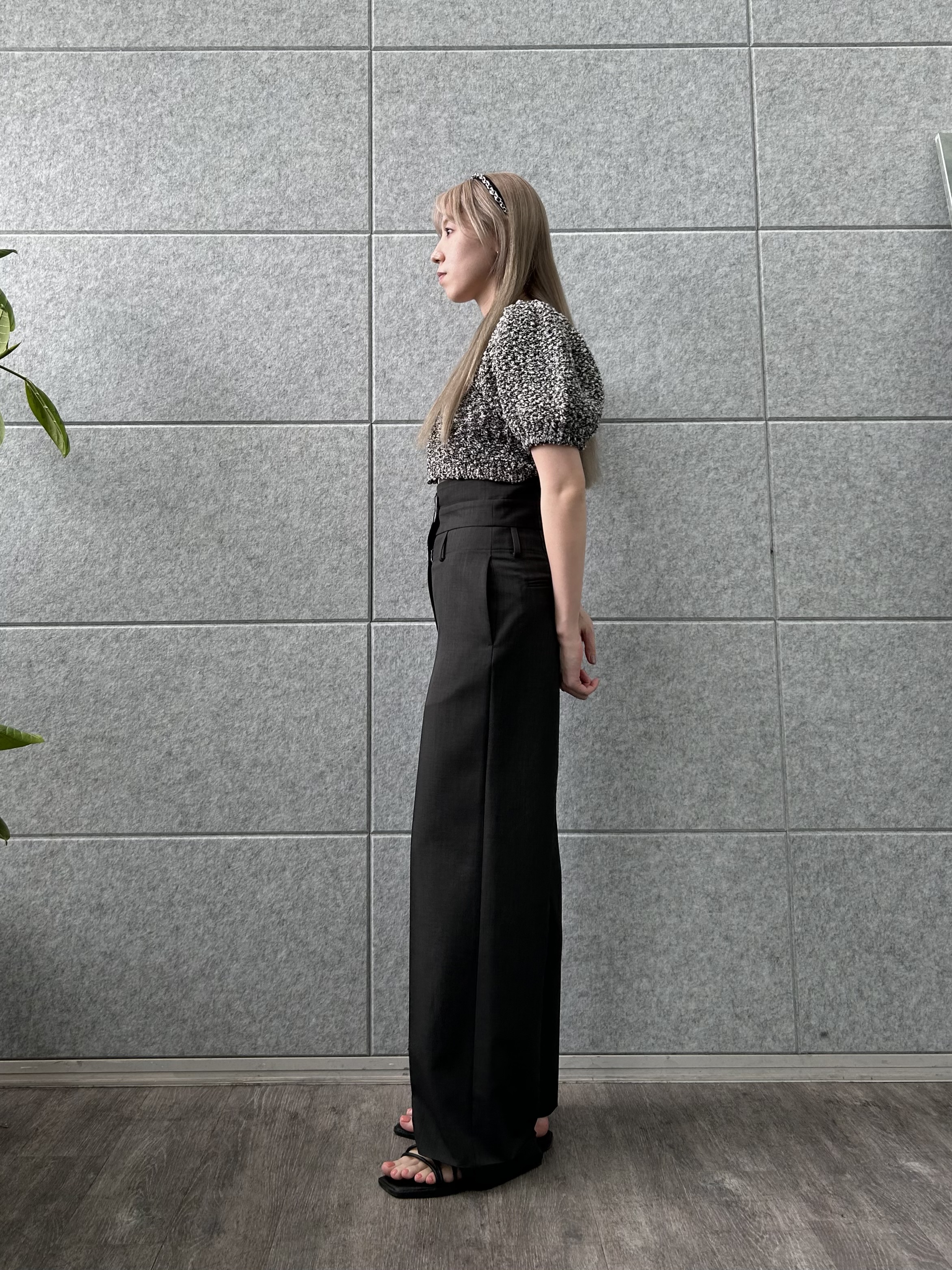 honoka Aさんの「CODE A｜cloudy puff cardigan」を使ったコーディネート