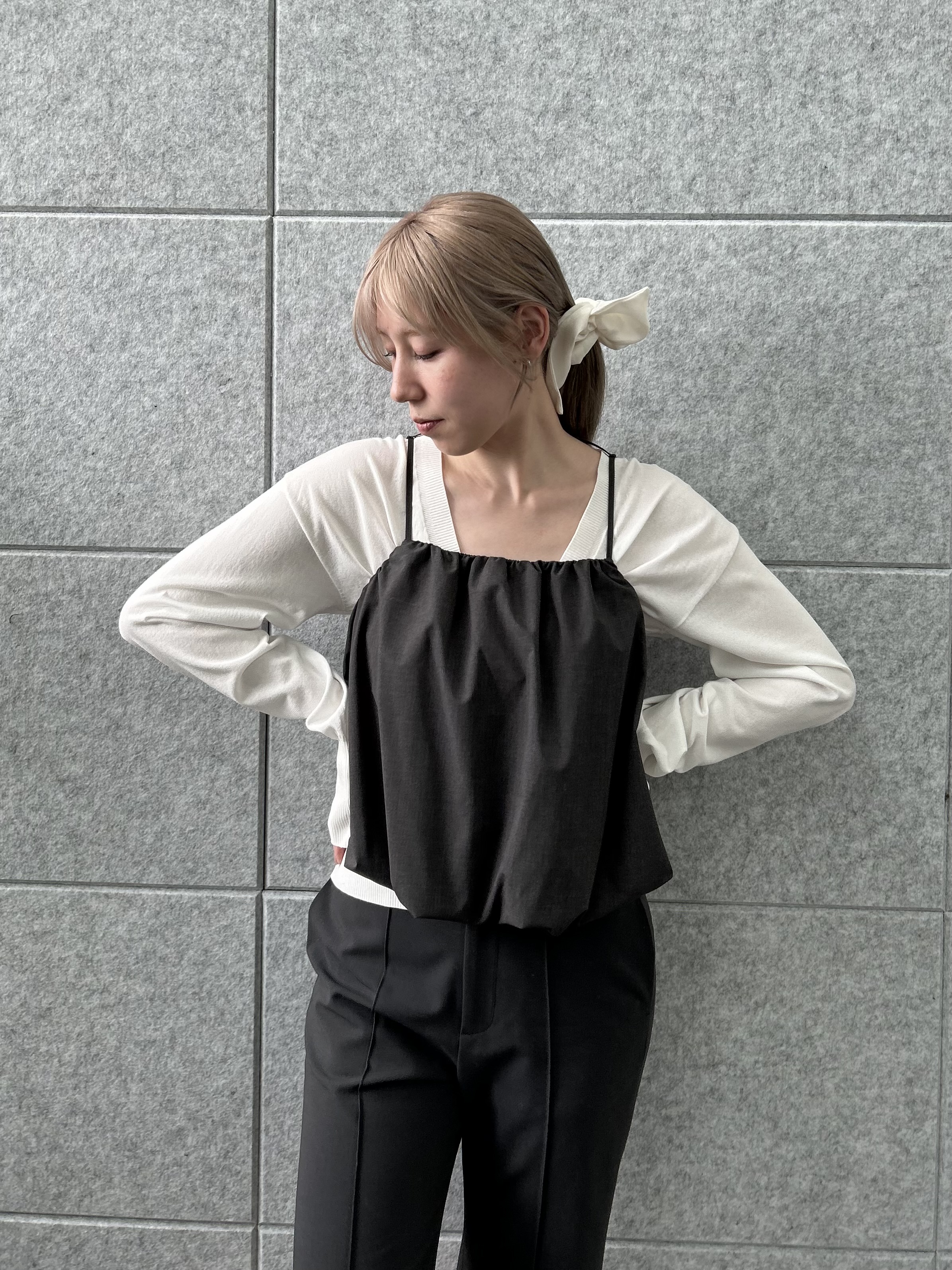 honoka Aさんの「CODE A｜balloon cami」を使ったコーディネート