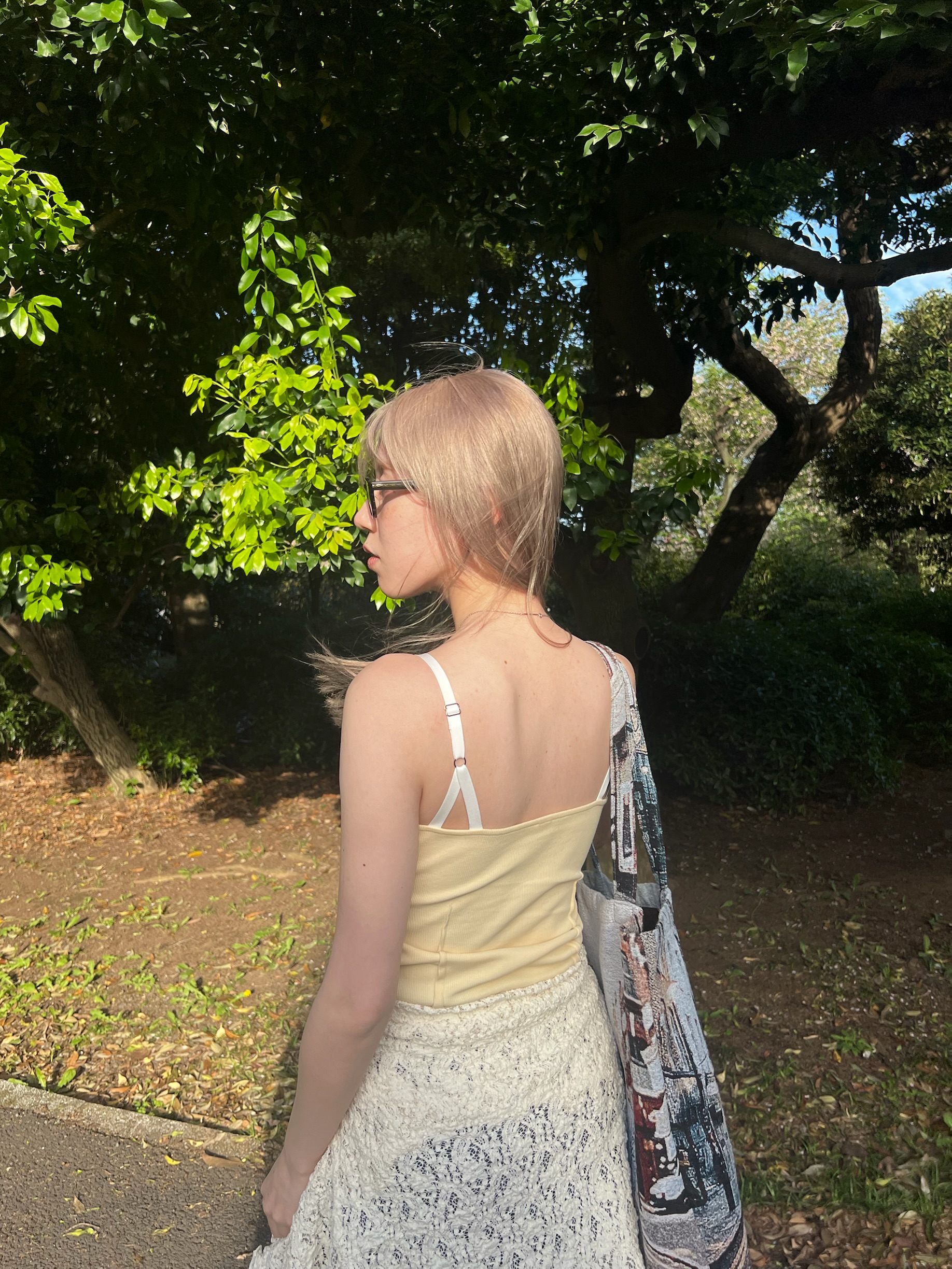 honoka Aさんの「CODE A｜【Cup-in】edge line camisole」を使ったコーディネート