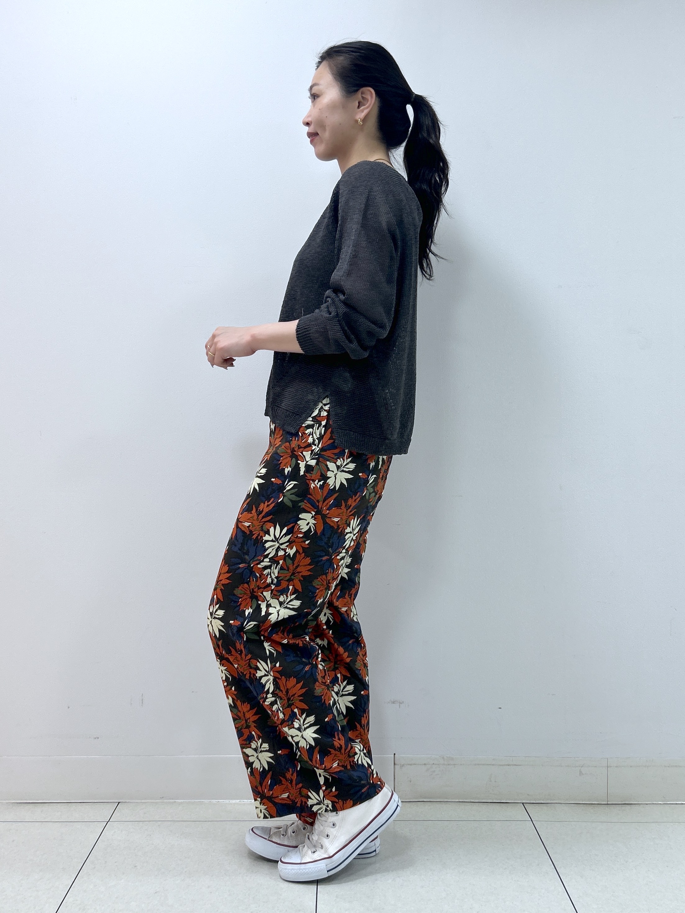 Kaiさんの「Dessin｜【洗える】透かし編みデザインニット」を使ったコーディネート