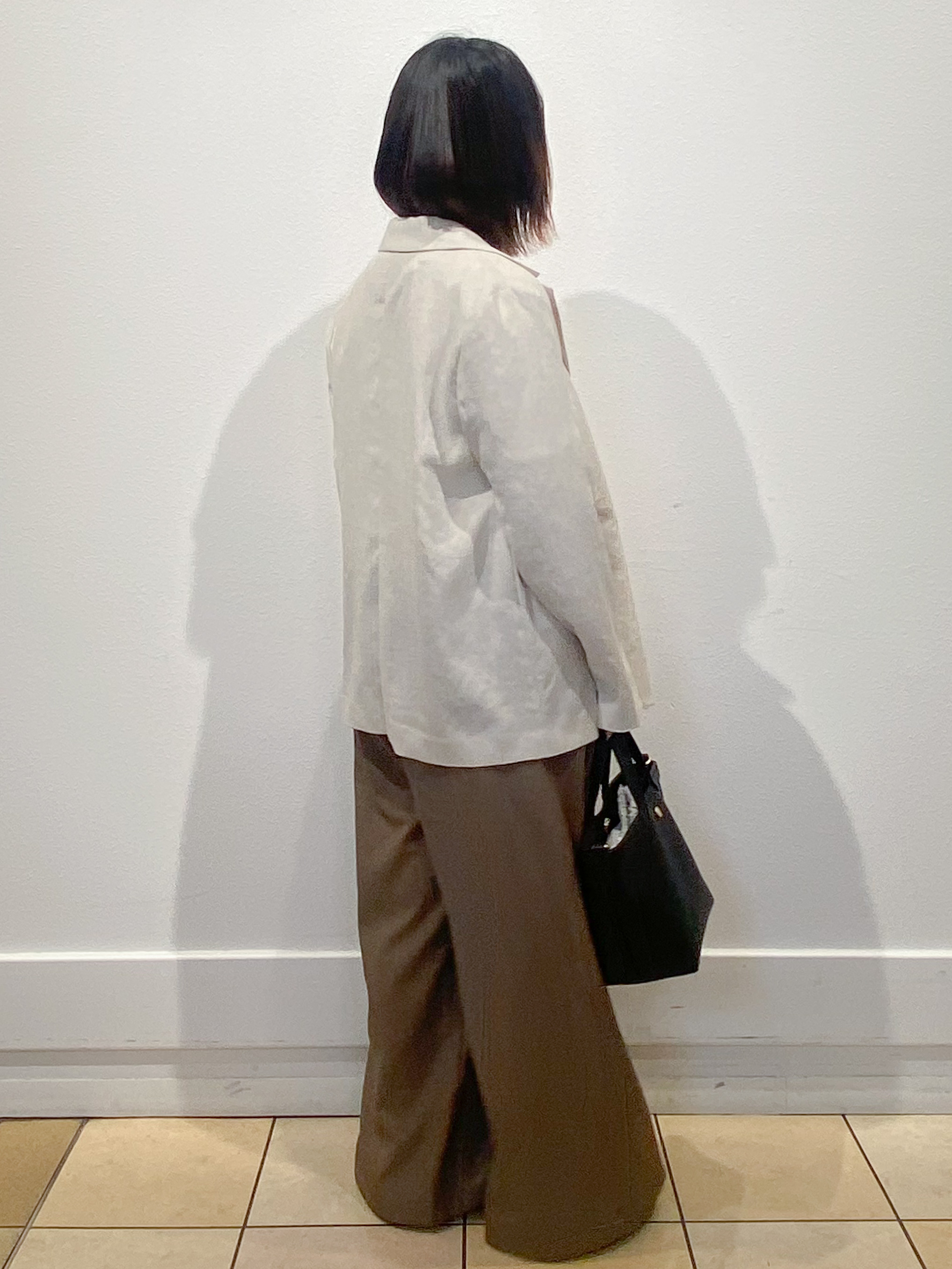 kimiさんの「OPAQUE.CLIP｜【UV／接触冷感】ダブルブレストジャケット《防シワ加工／洗える》」を使ったコーディネート