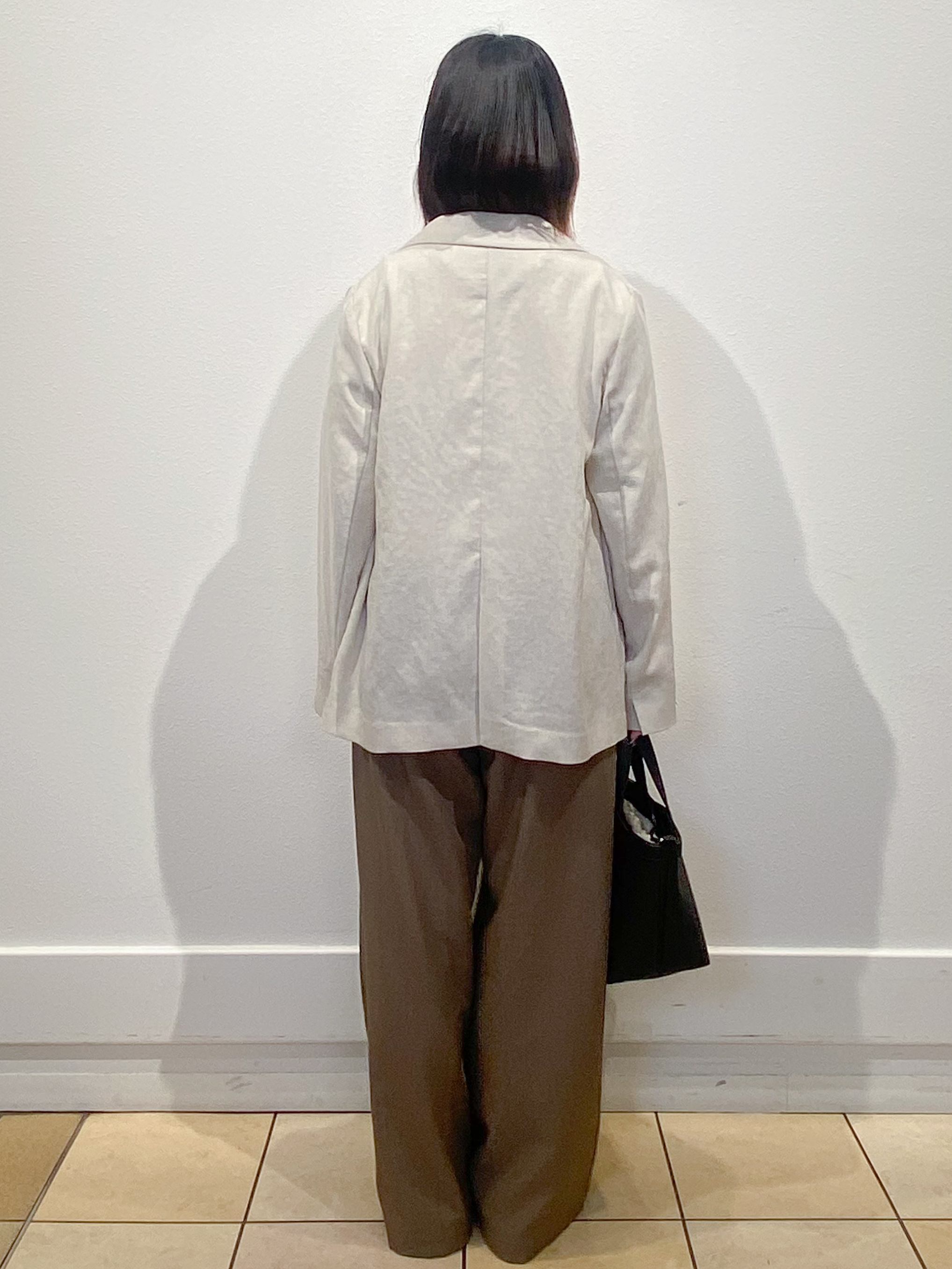 kimiさんの「OPAQUE.CLIP｜【UV／接触冷感】ダブルブレストジャケット《防シワ加工／洗える》」を使ったコーディネート