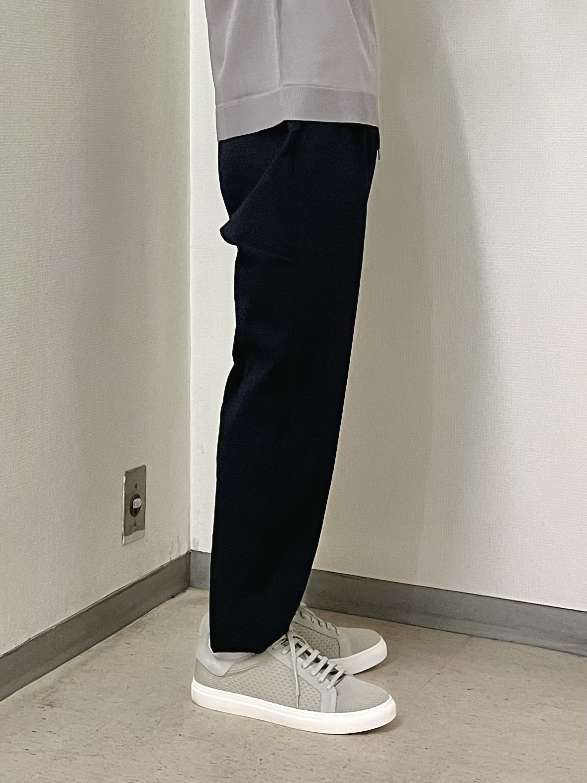 URAさんの「TAKEO KIKUCHI｜【接触冷感】ジャージストライプ シャツ」を使ったコーディネート
