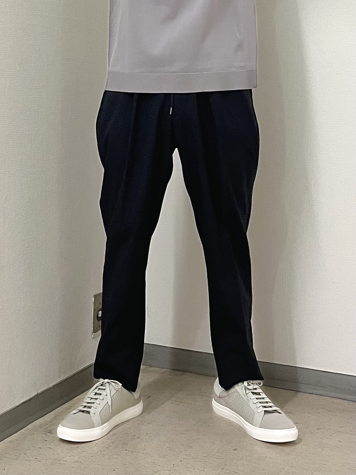 URAさんの「TAKEO KIKUCHI｜【接触冷感】ジャージストライプ シャツ」を使ったコーディネート