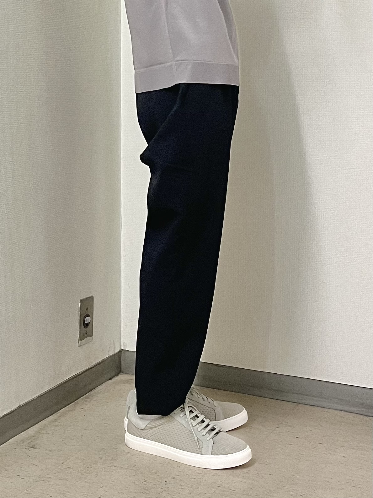 URAさんの「TAKEO KIKUCHI｜【接触冷感】ジャージストライプ シャツ」を使ったコーディネート