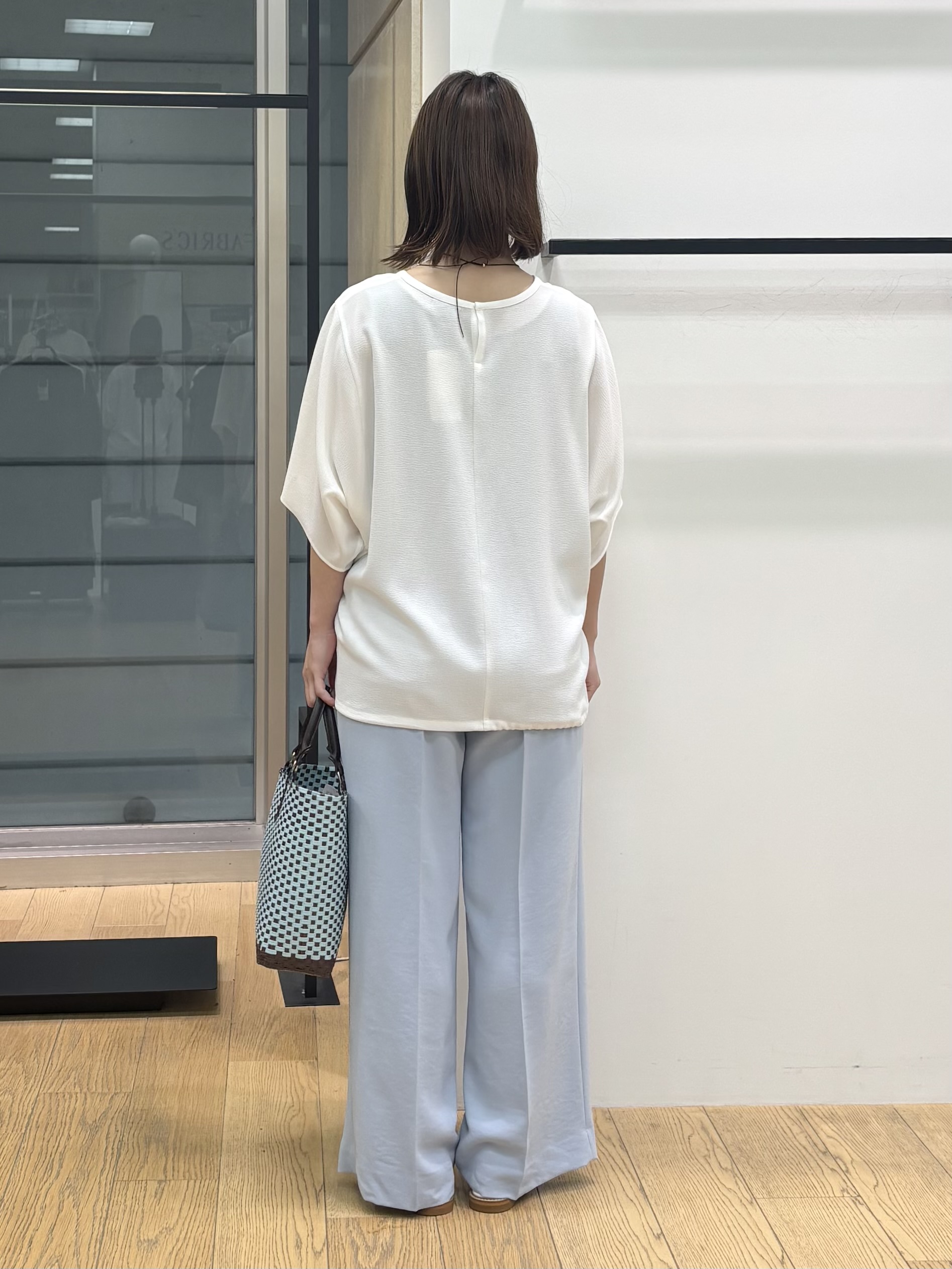 asamiさんの「INDIVI｜【洗える／2WAY／裾ドロスト付き】 ドルマンスリーブチュニックトップス」を使ったコーディネート