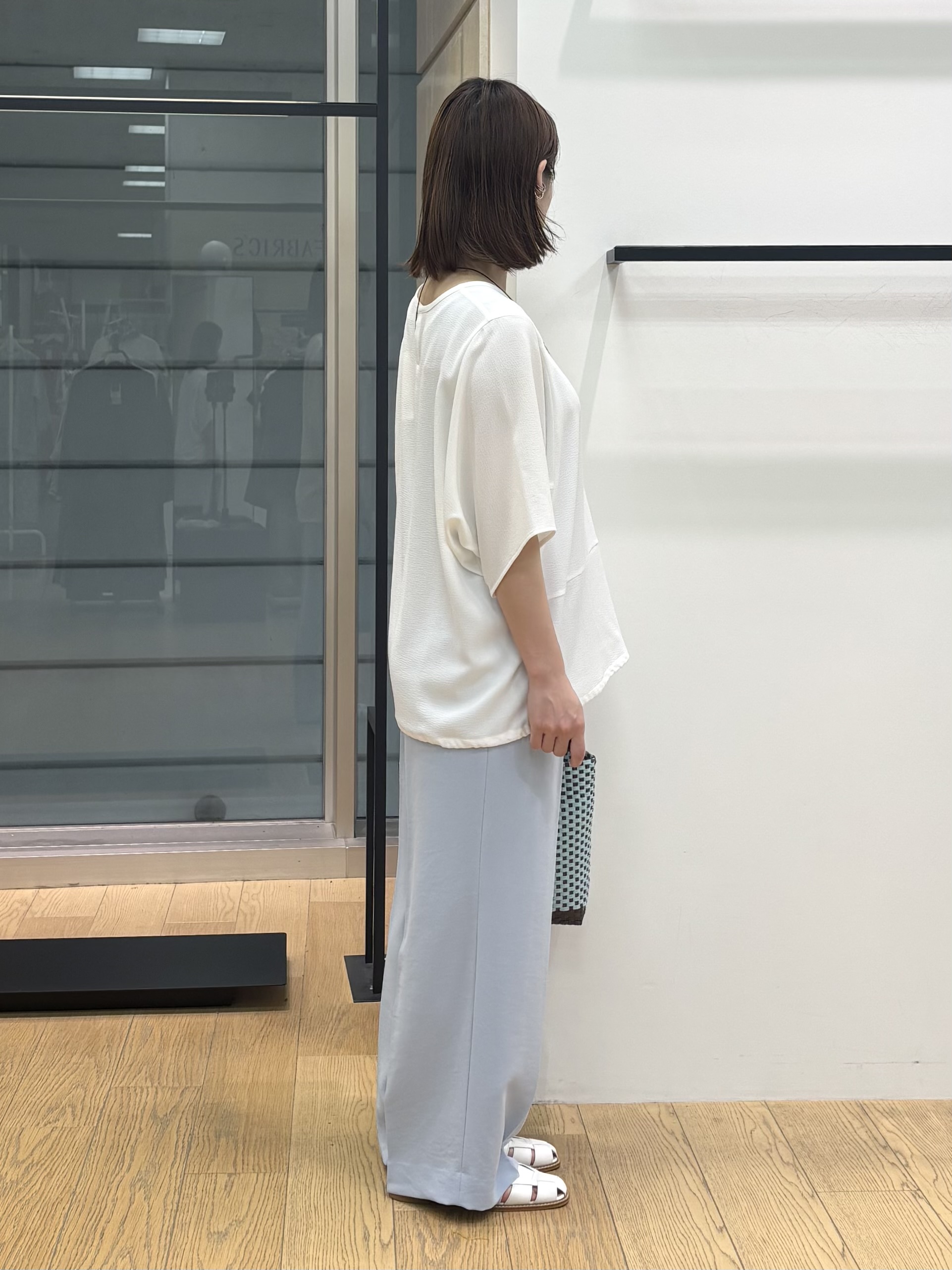 asamiさんの「INDIVI｜【洗える／2WAY／裾ドロスト付き】 ドルマンスリーブチュニックトップス」を使ったコーディネート