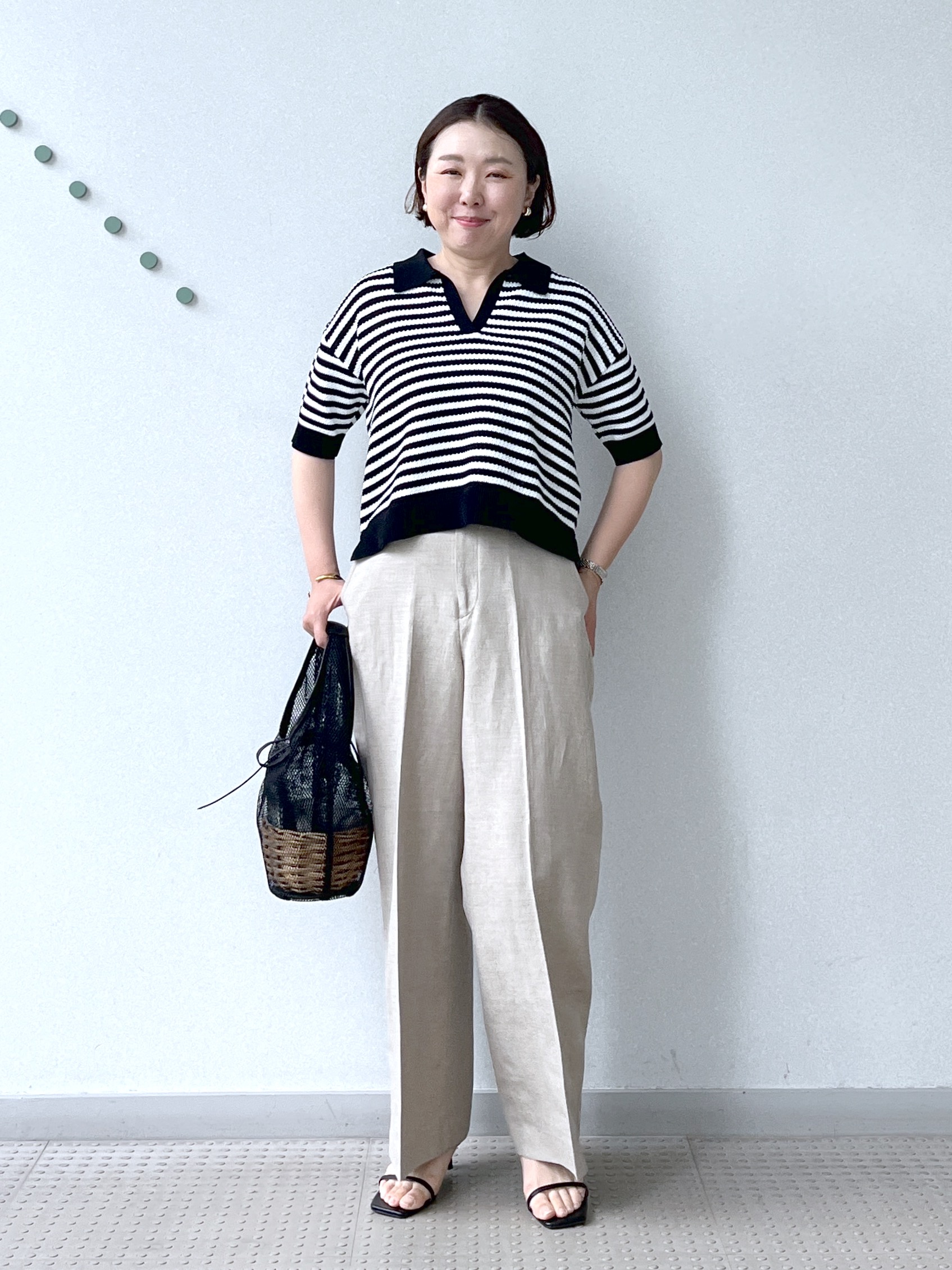 Soeさんの「DRESSTERIOR｜【otonaMUSE5月号掲載】スキニーベルトサンダル」を使ったコーディネート