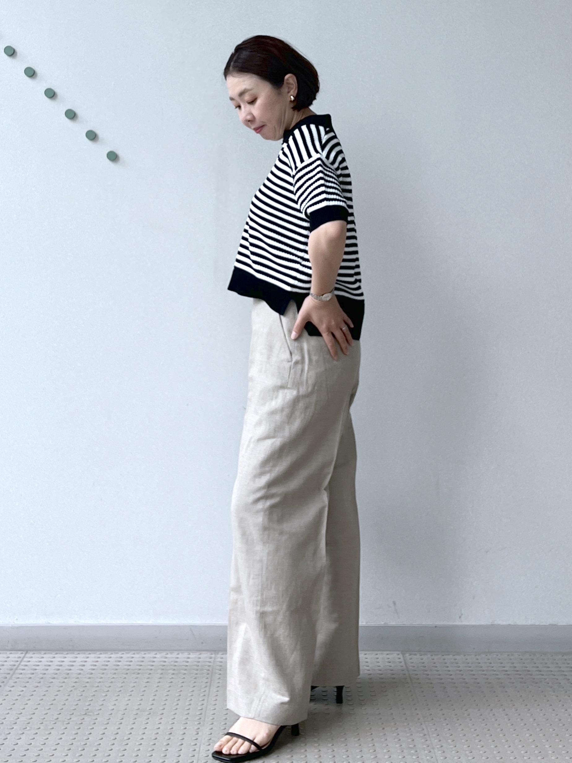 Soeさんの「DRESSTERIOR｜【otonaMUSE5月号掲載】スキニーベルトサンダル」を使ったコーディネート