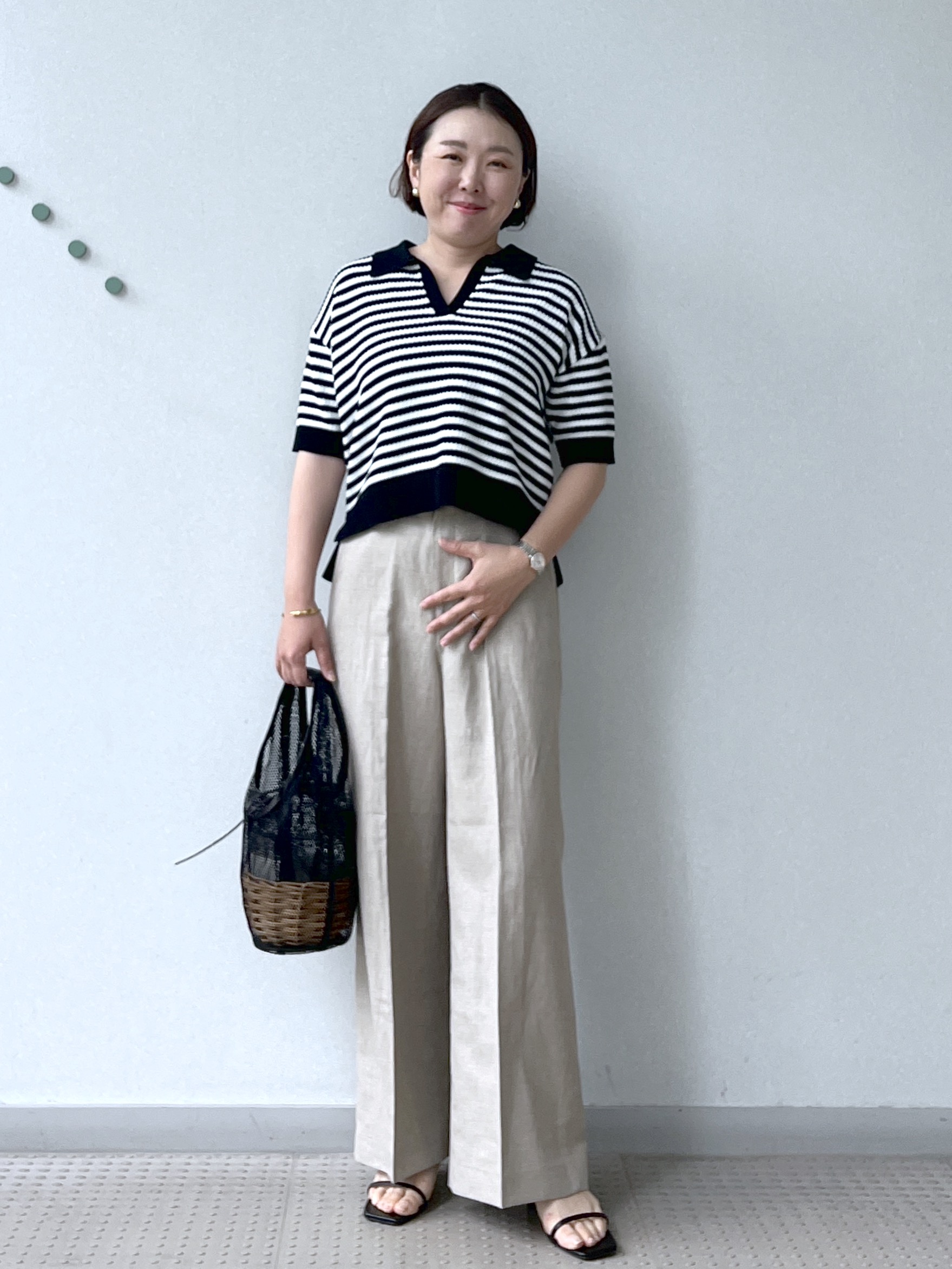 Soeさんの「DRESSTERIOR｜【otonaMUSE5月号掲載】スキニーベルトサンダル」を使ったコーディネート